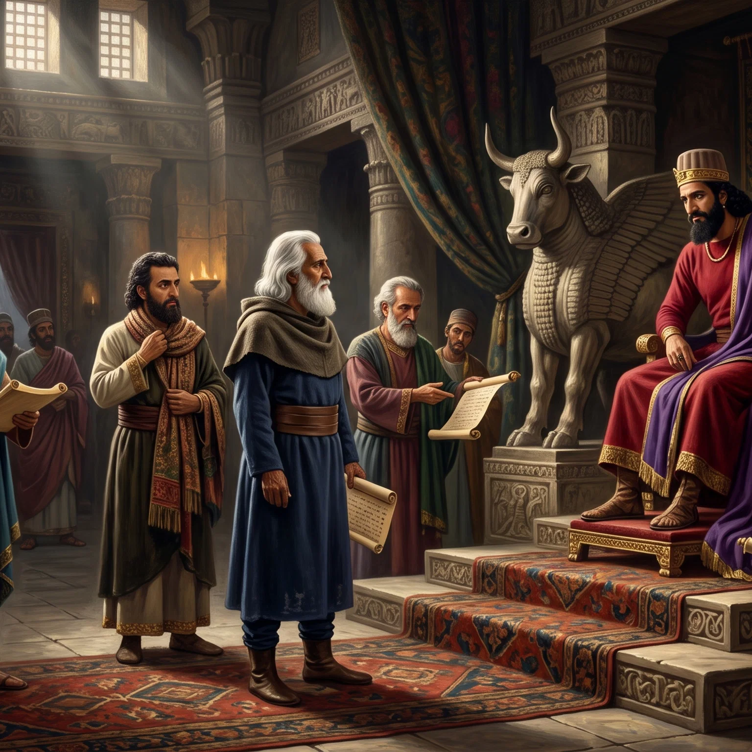Daniel before the king
