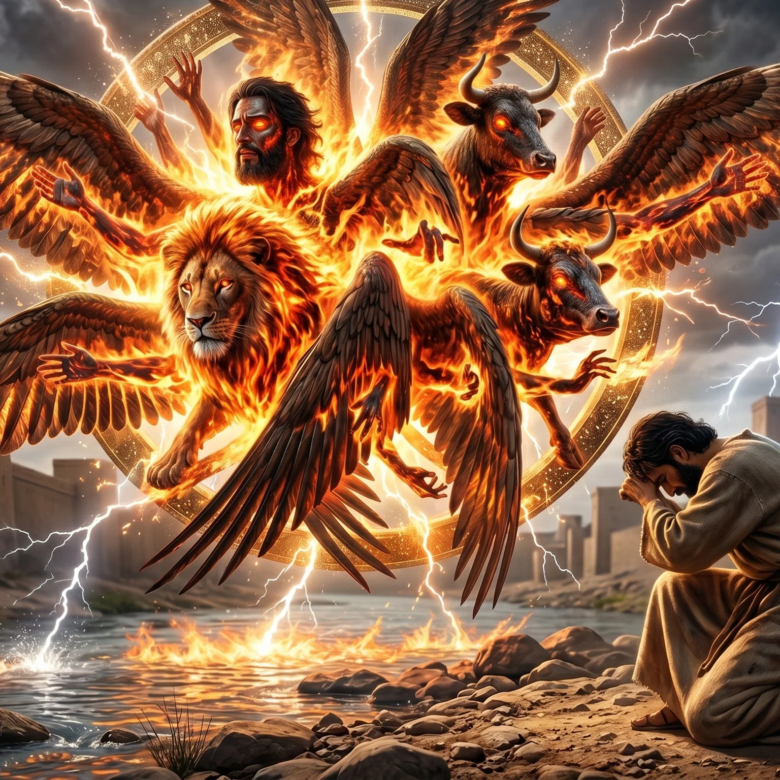 The Fiery Visions of Ezekiel