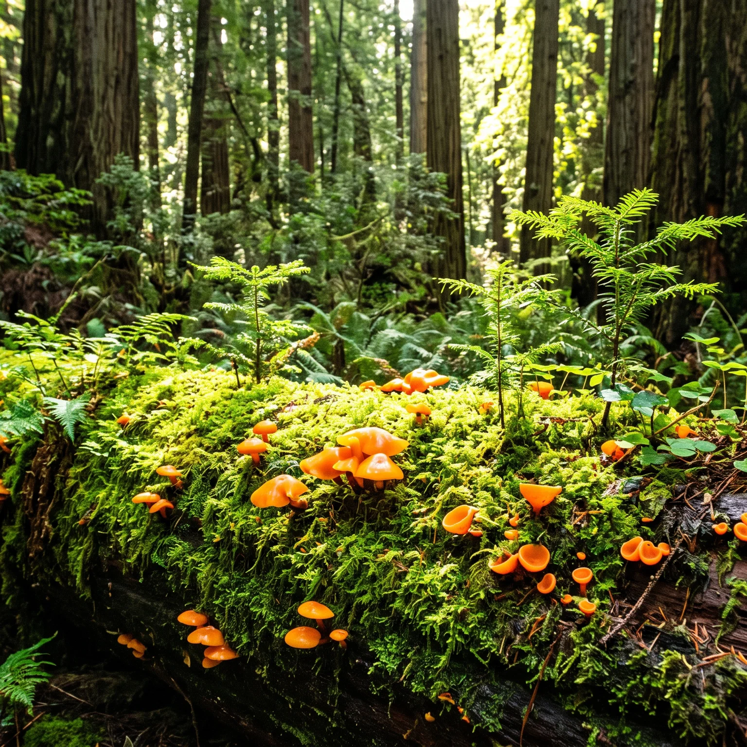 New Life from the Fallen Forest Giant