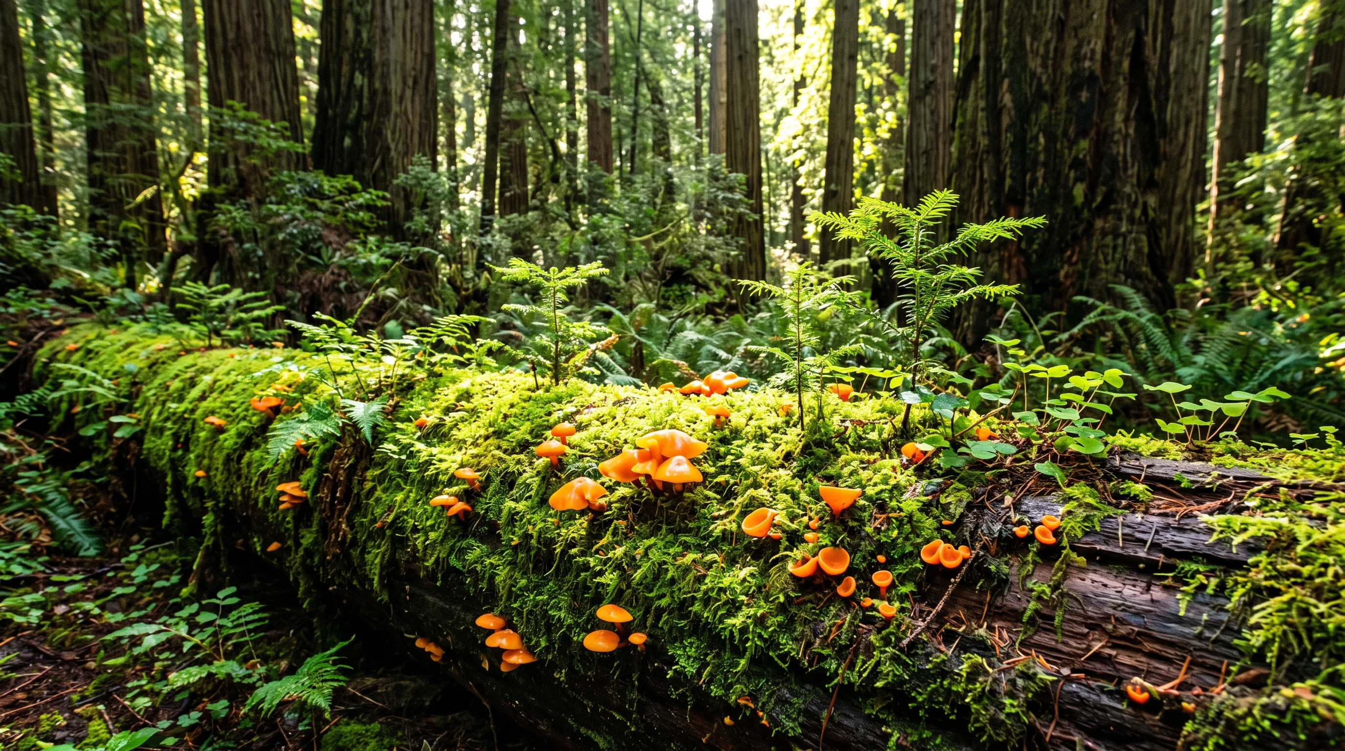 New Life from the Fallen Forest Giant