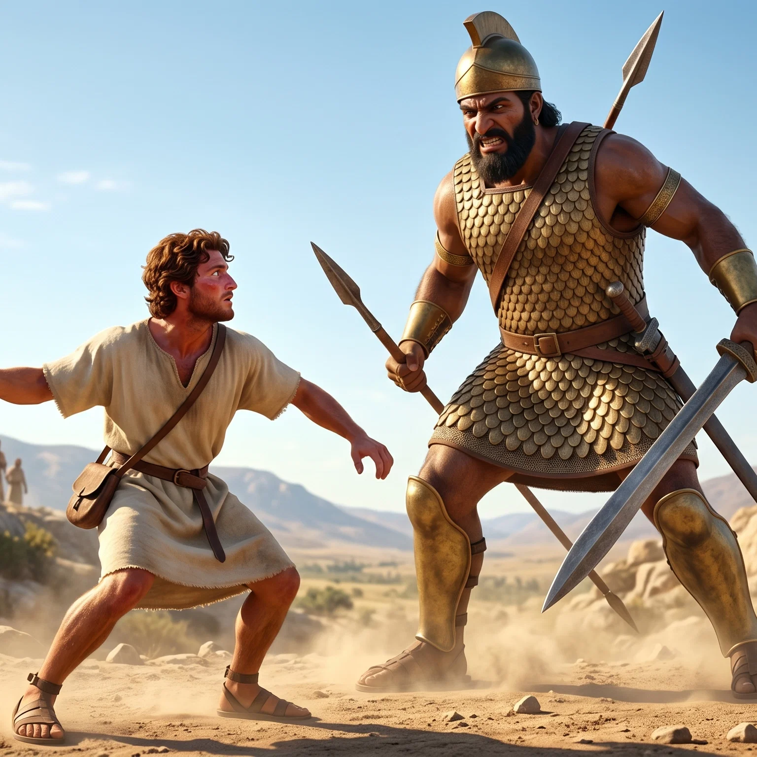 The Shepherd Faces the Giant