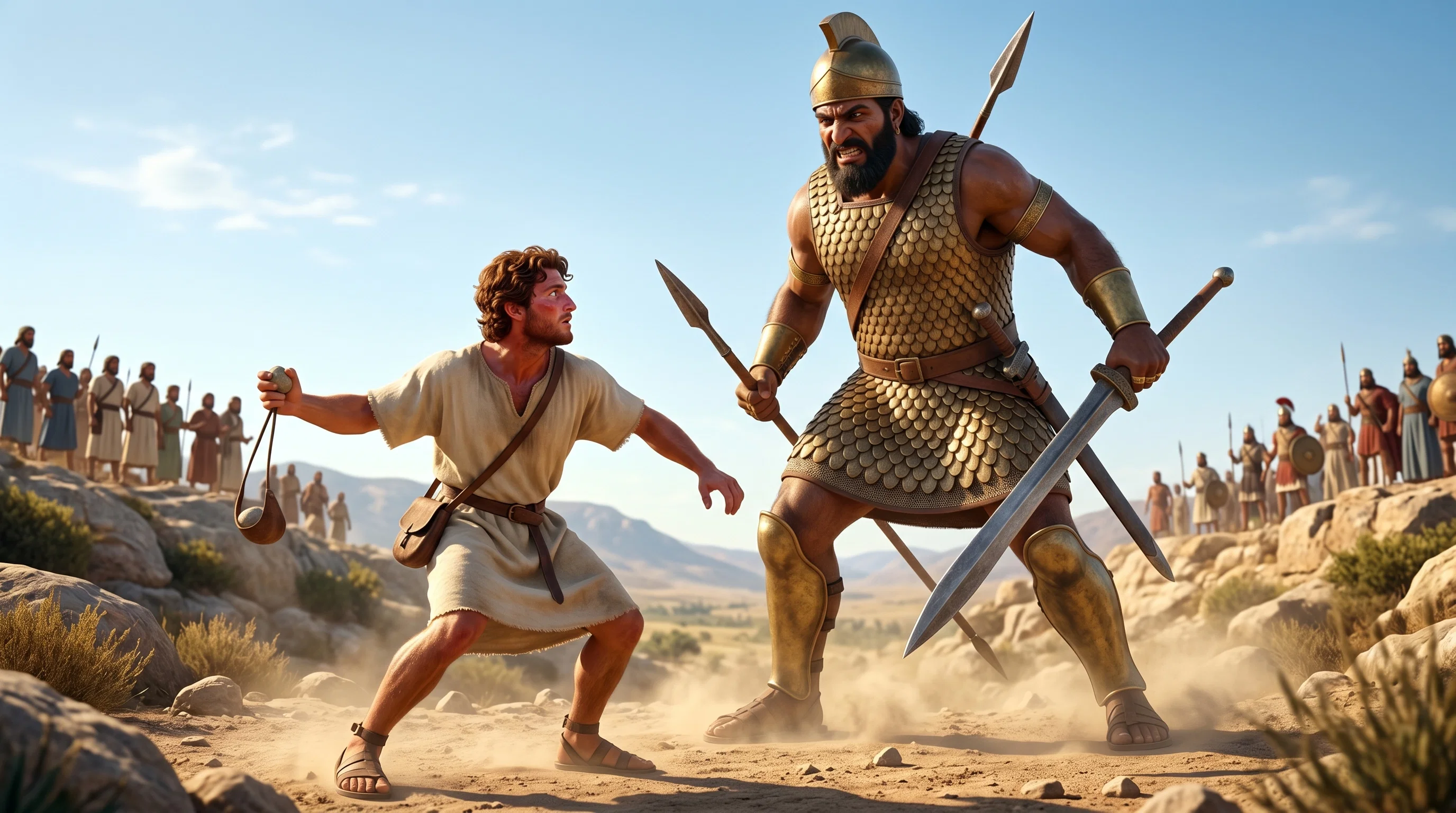 The Shepherd Faces the Giant