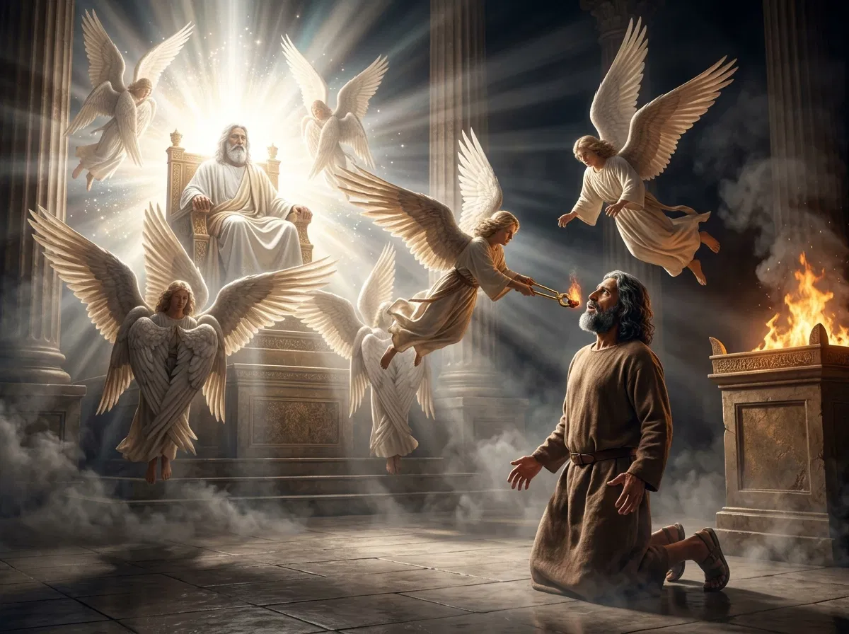 Isaiah's Vision of the Throne and the Live Coal