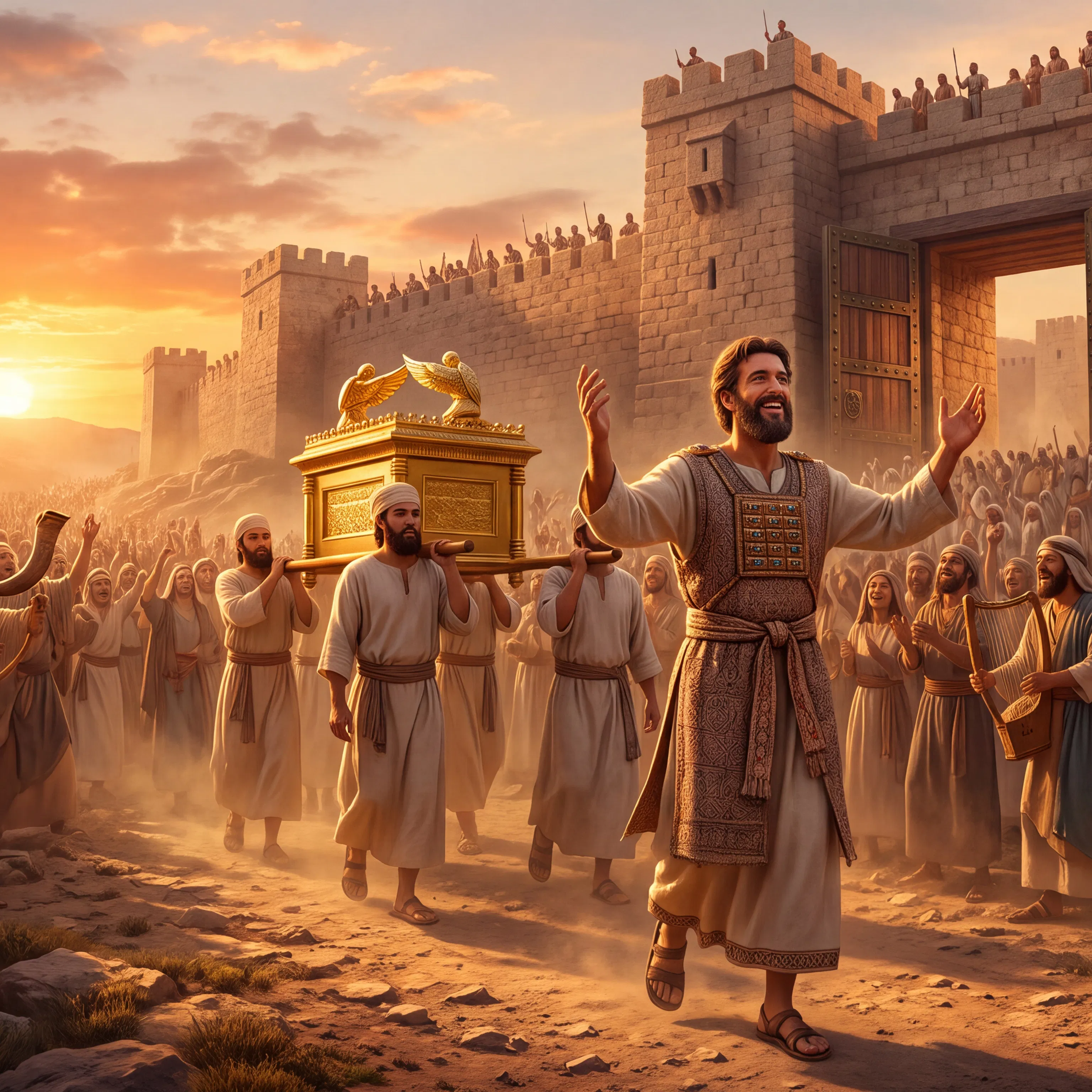 David Dances as the Ark Enters Jerusalem
