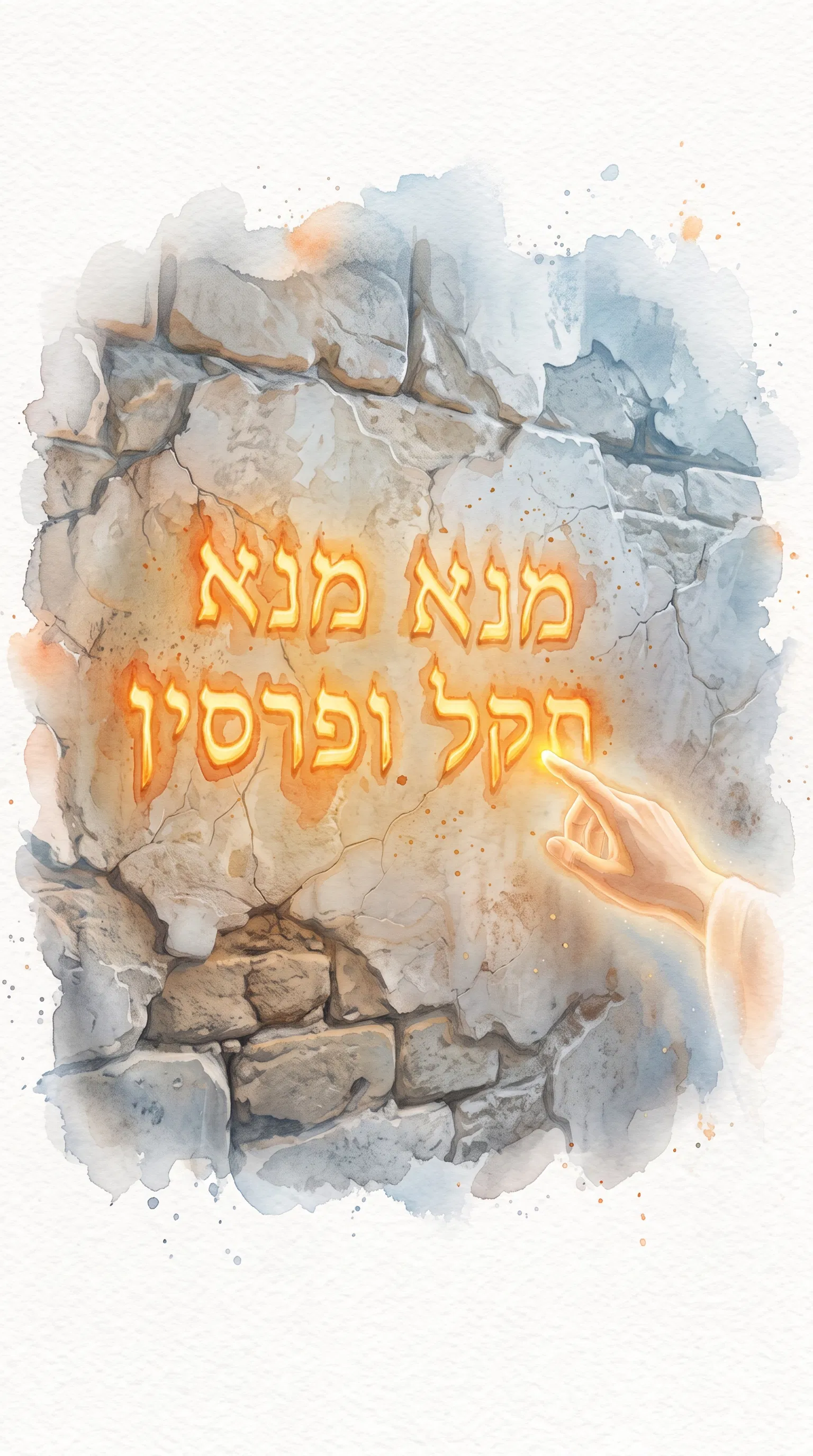 The Handwriting on the Wall at Belshazzar's Feast