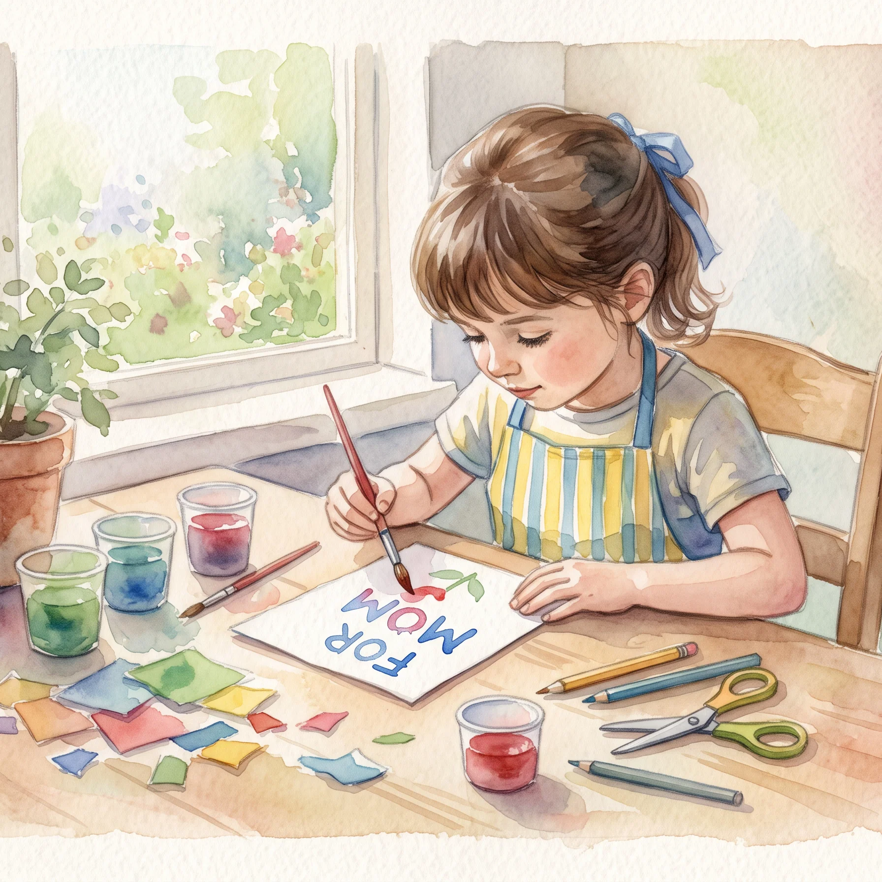 Small Hands Crafting Heartfelt Prayers
