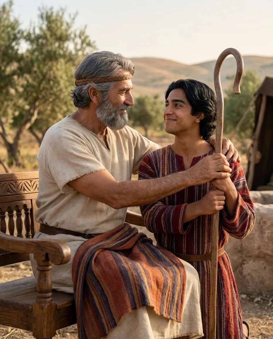 Jacob With His Favorite Son Joseph