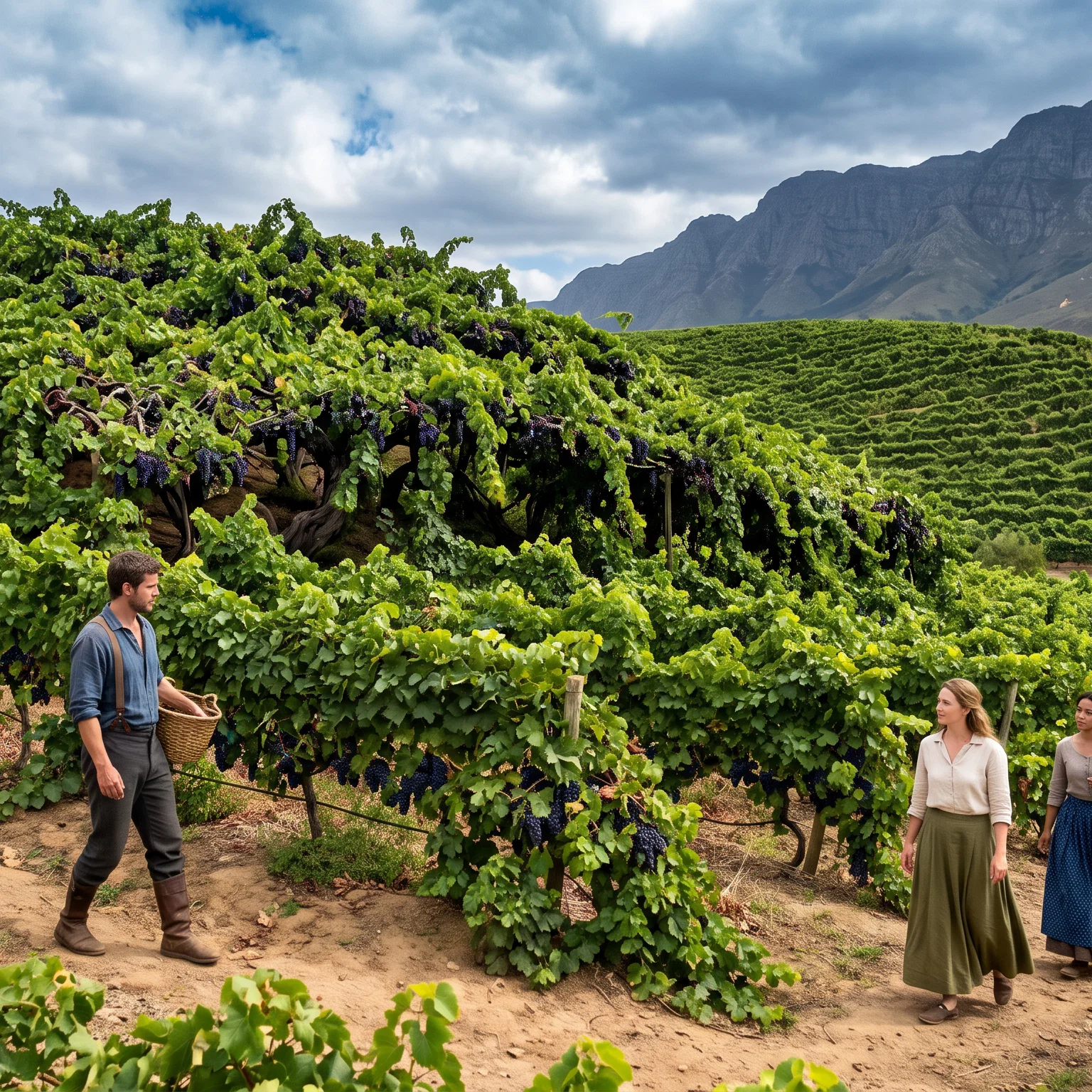 Ancient Vines Beneath Celestial Skies