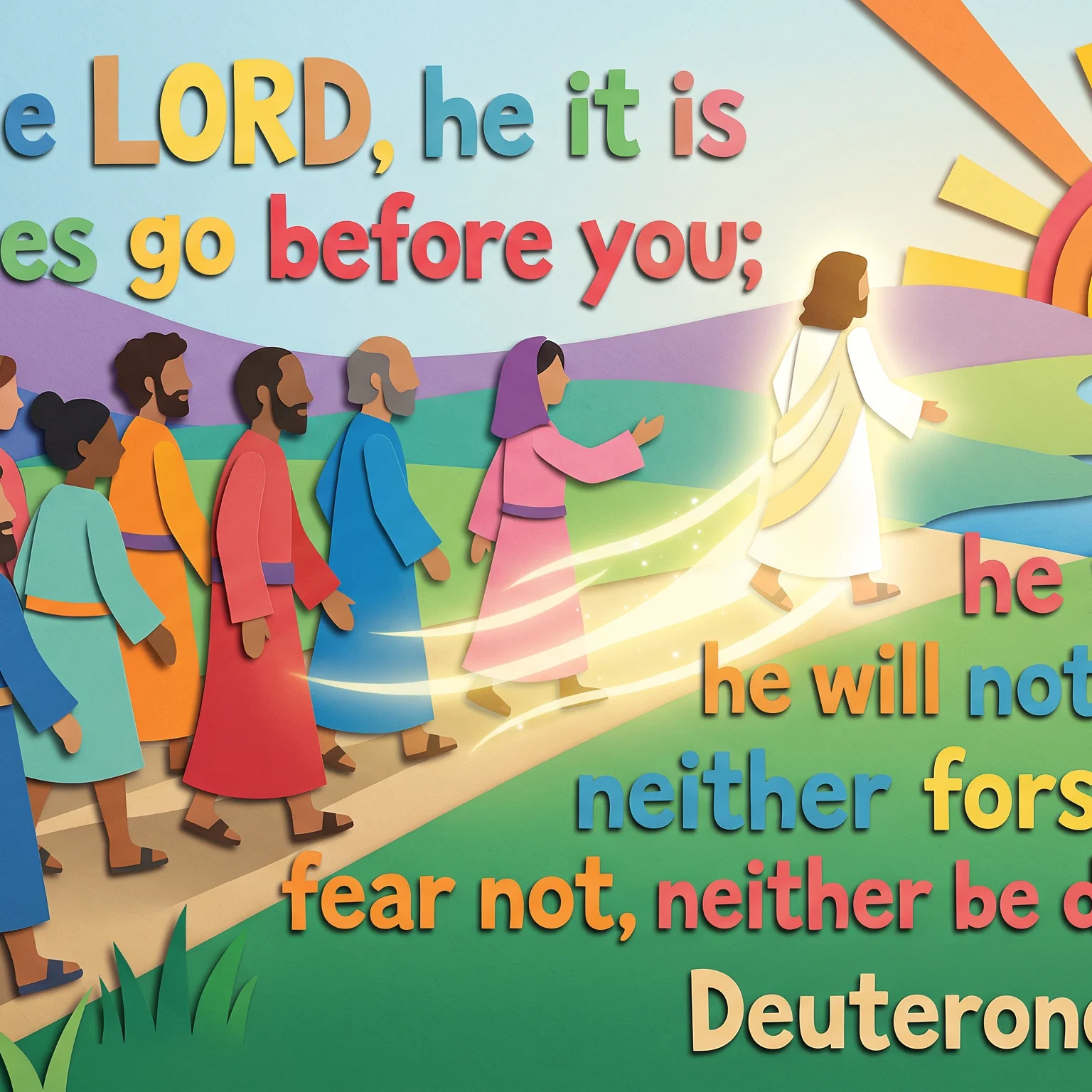 The Lord will go before you