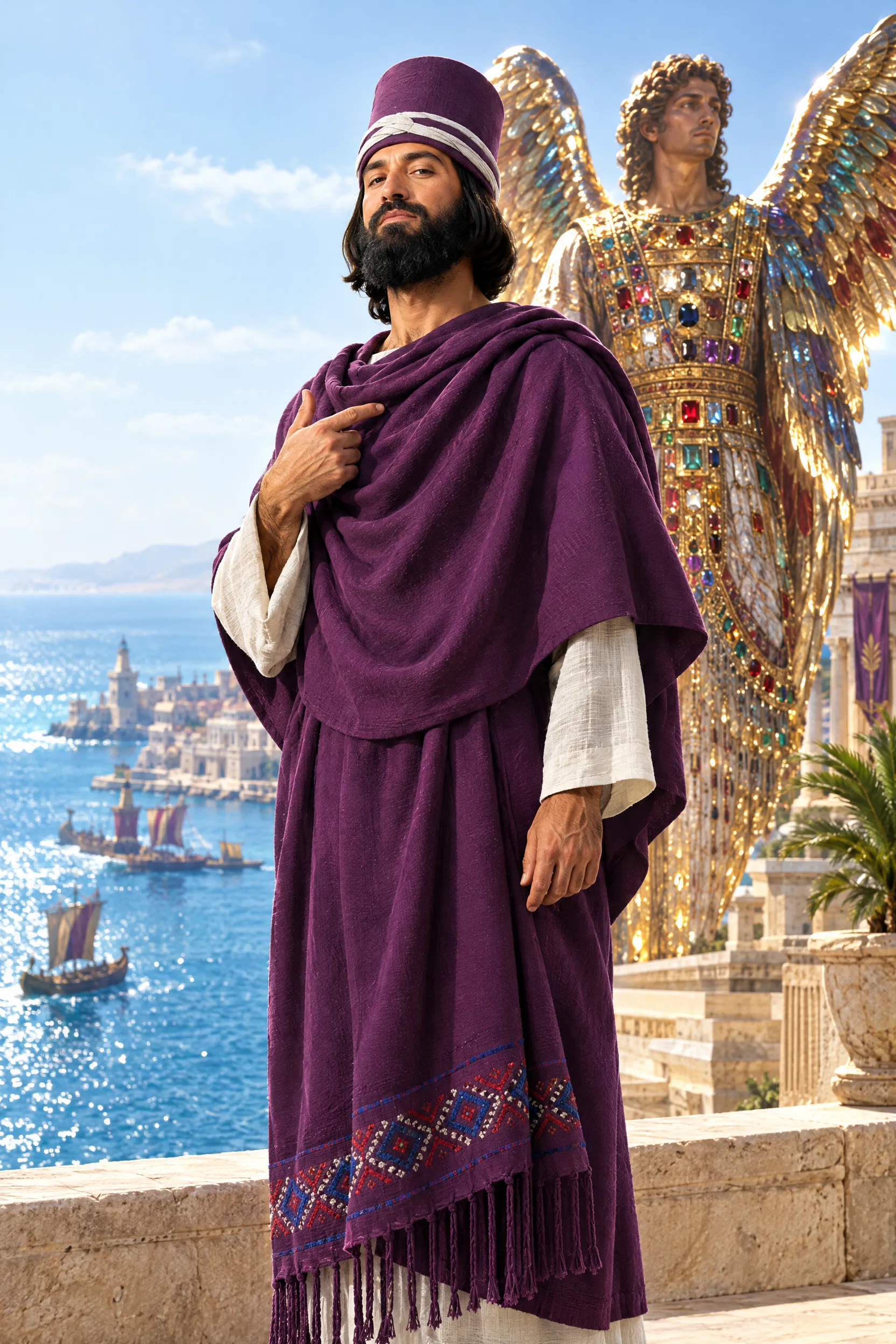 The Proud Prince of Tyre on His Terrace