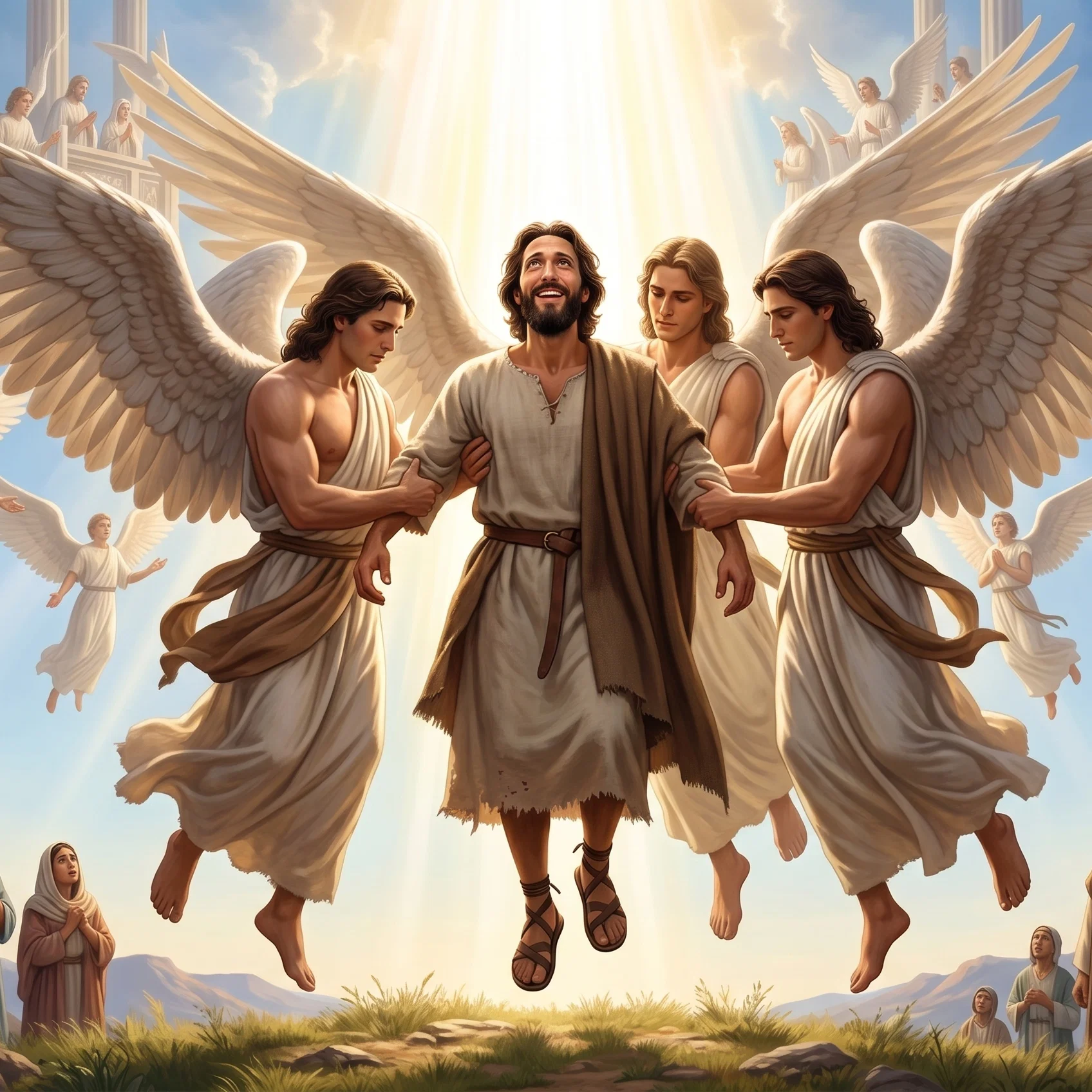 Enoch Ascending Into The Celestial Realm