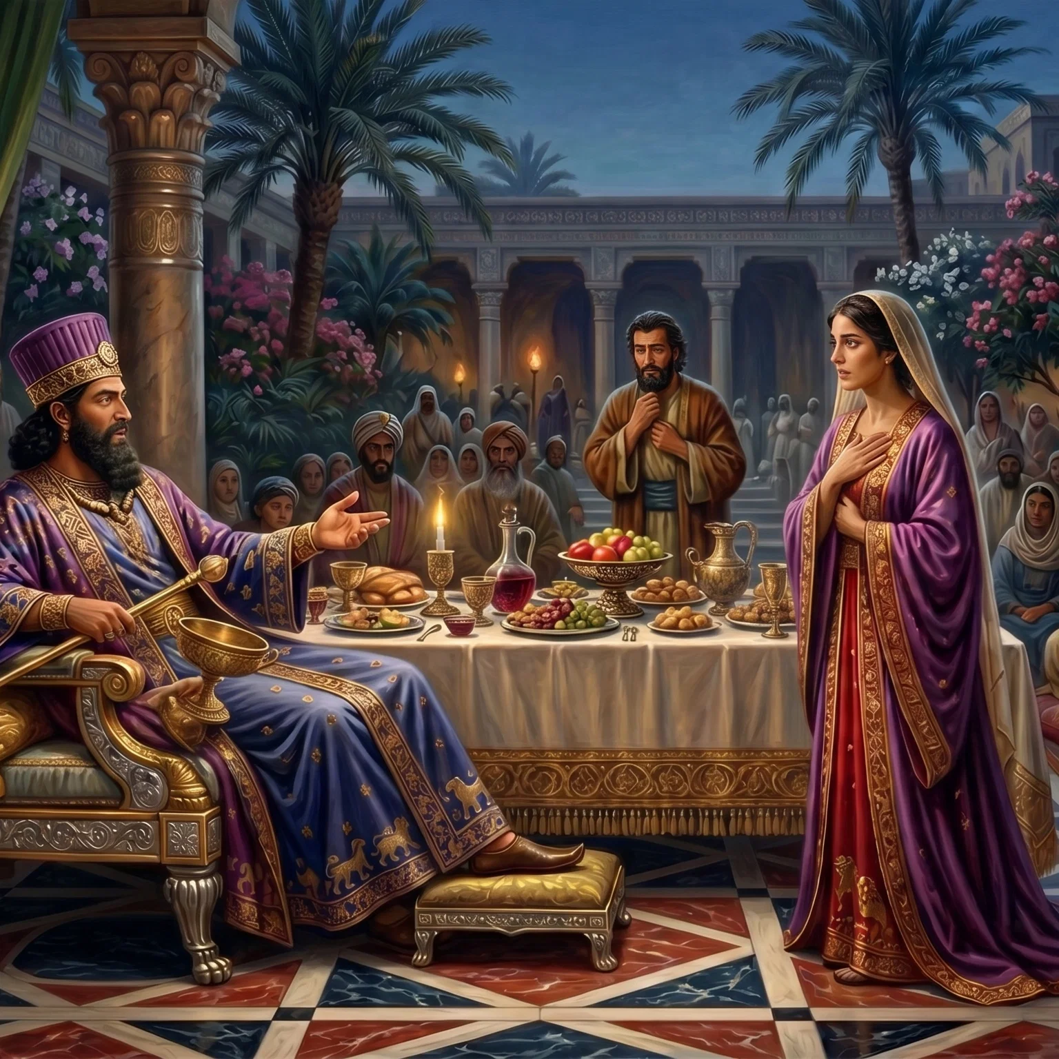 Queen Esther Making Her Brave Plea
