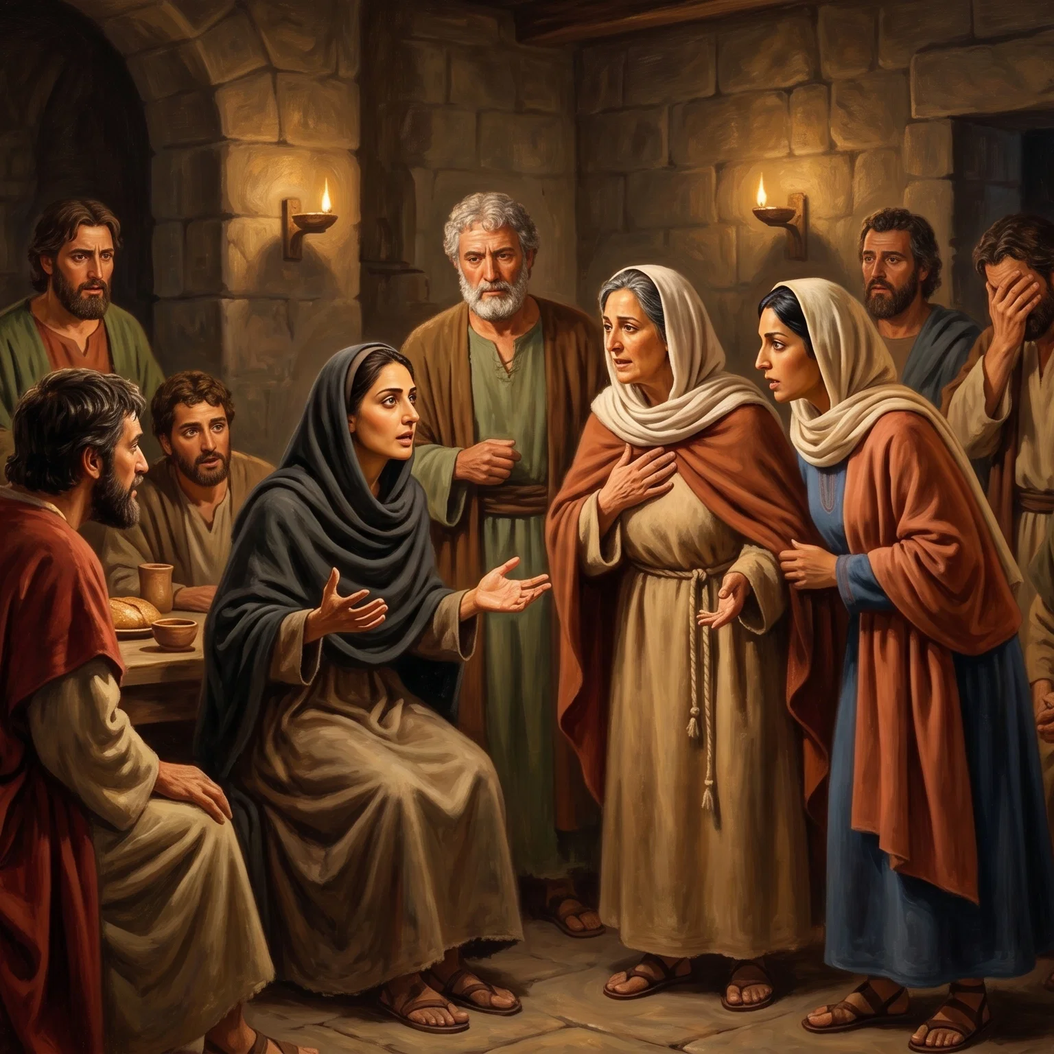 Telling of the Empty Tomb at Dawn