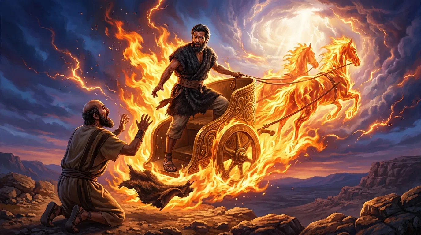 The Prophet Ascends in a Chariot of Fire