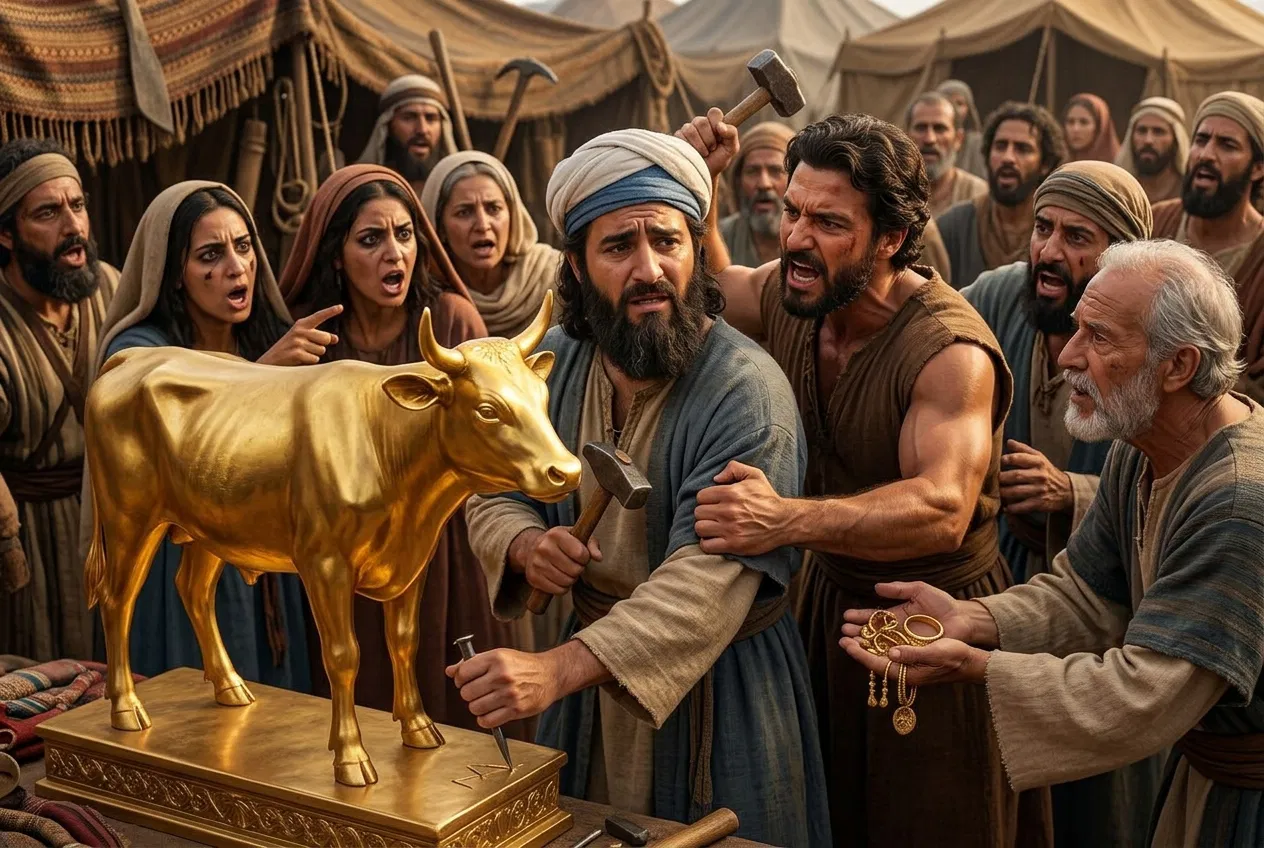 The Golden Calf Betrayal at Sinai