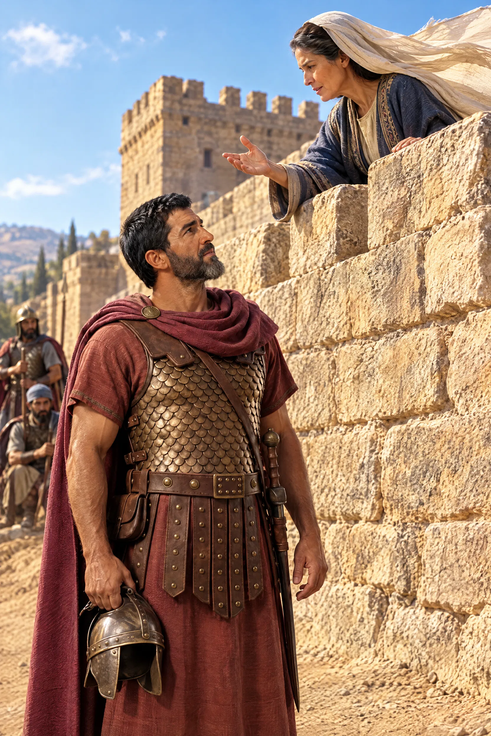 The Wise Woman Speaks to Joab from the Wall
