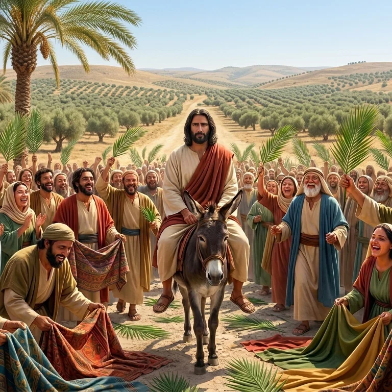 The Silent King Approaches Jerusalem