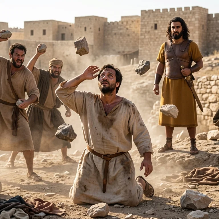 The First Christian Martyr's Final Testimony