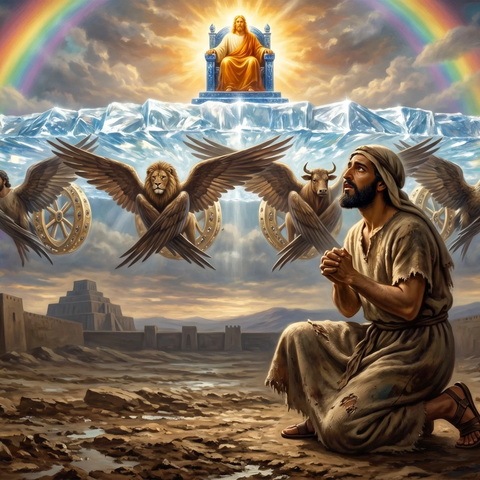The Shimmering Expanse Above The Cherubim