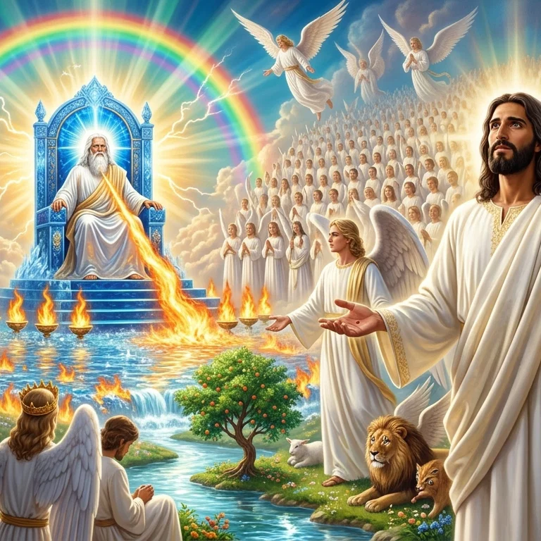 The Exalted Savior Enthroned in Glory
