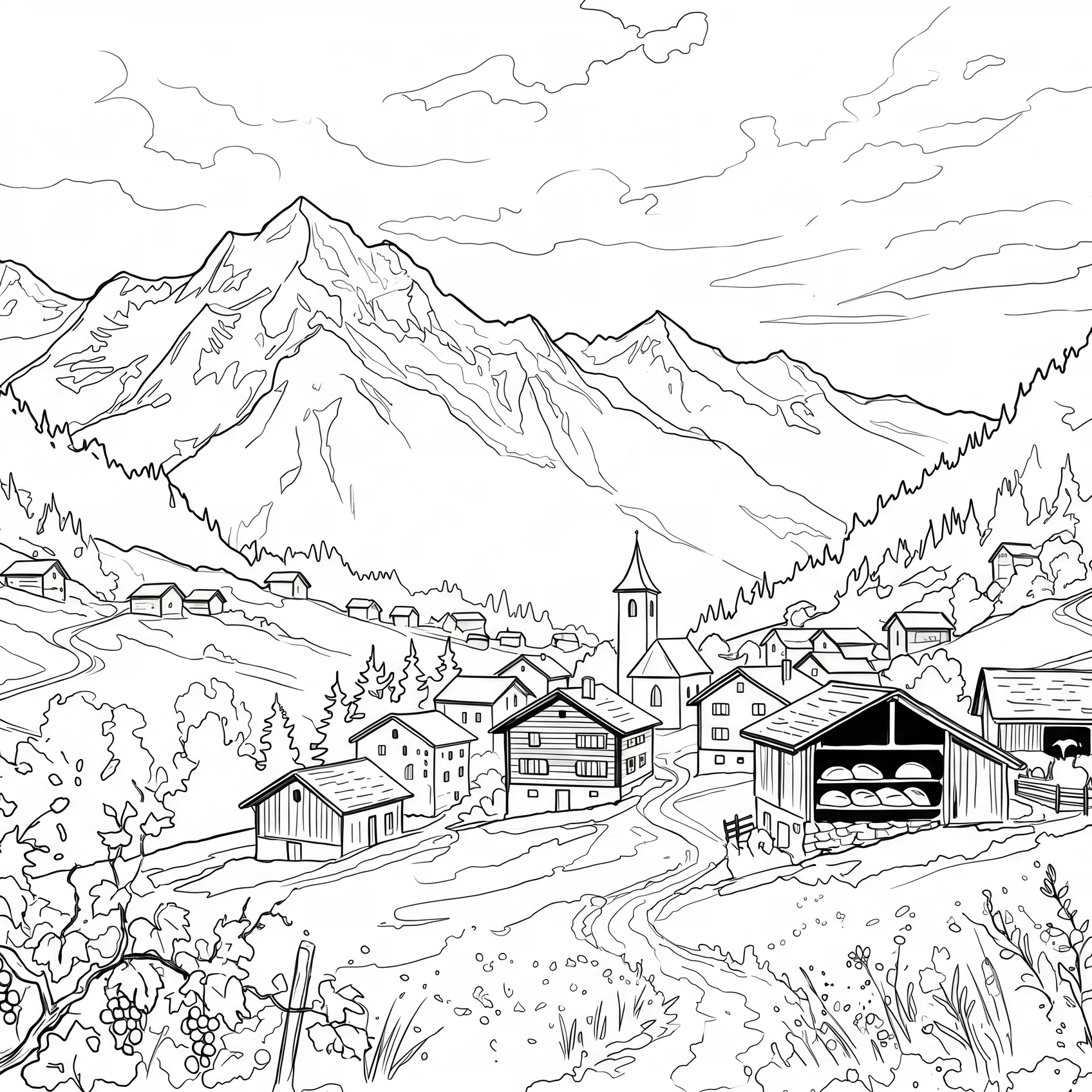 Sacred Stories Line Art Coloring Collection