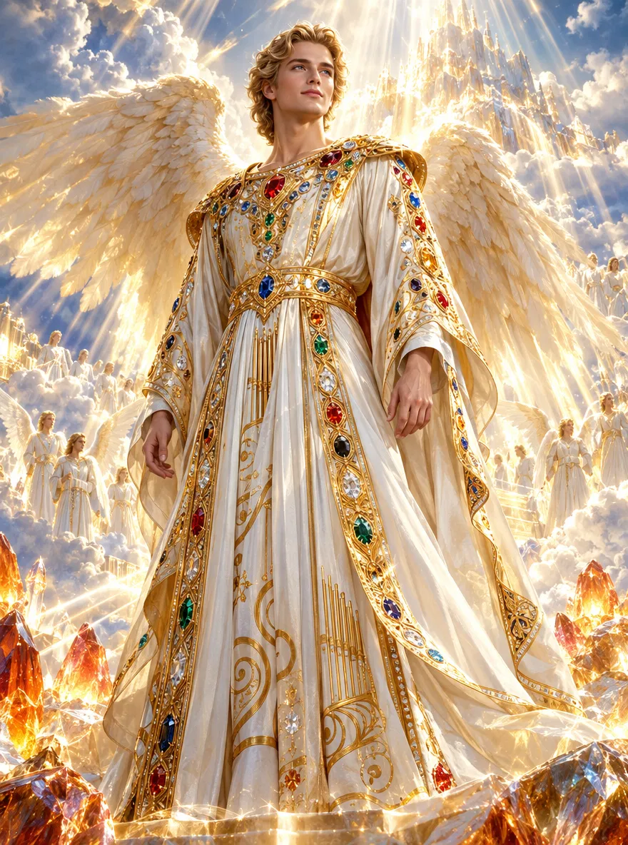 Lucifer as a Glorious Angel Before His Fall