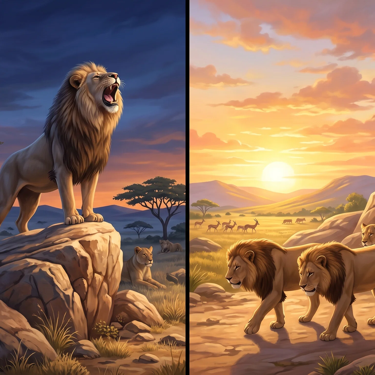 The Roaring Lions Seek Their Prey