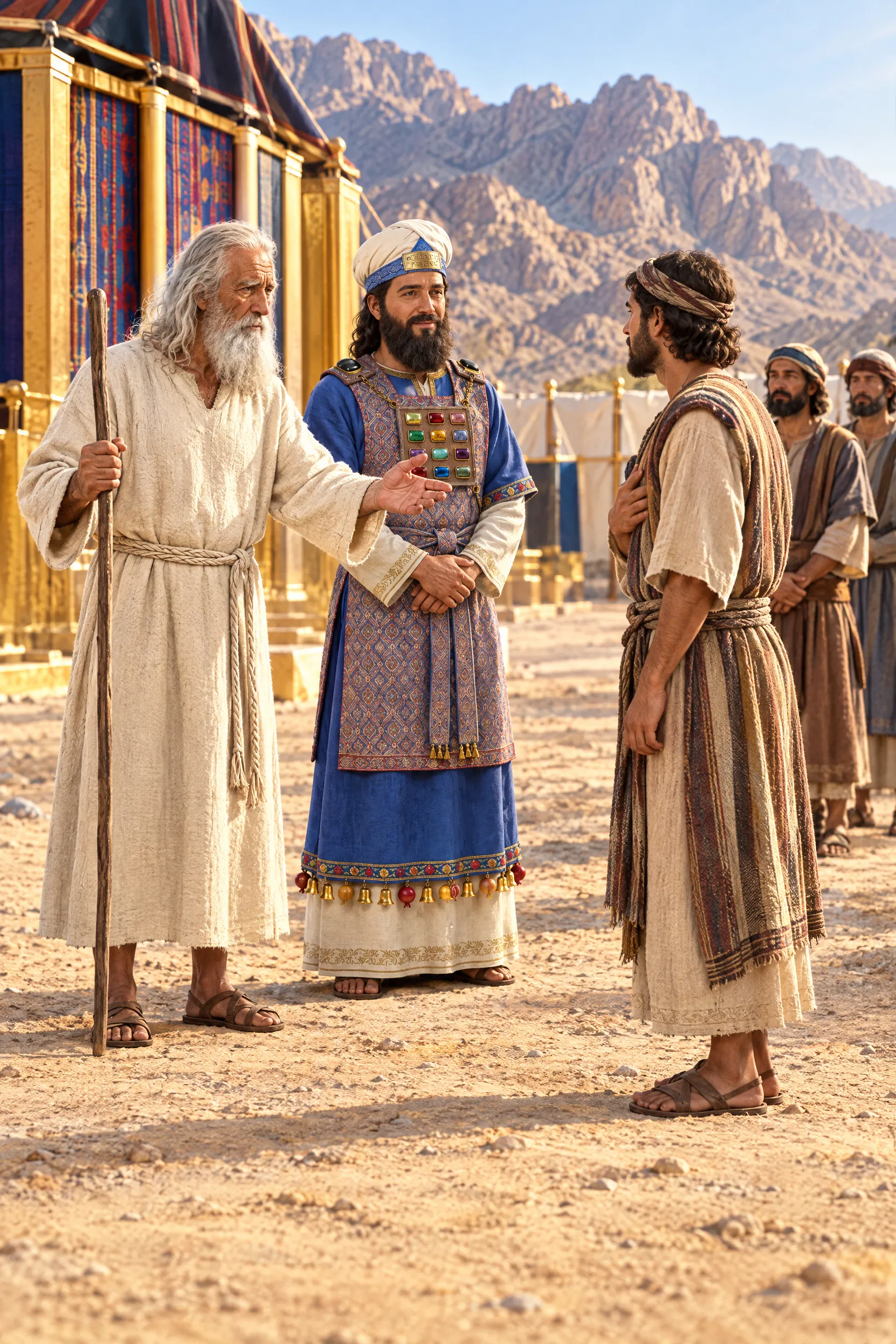 Moses and Aaron Number the Men of Israel