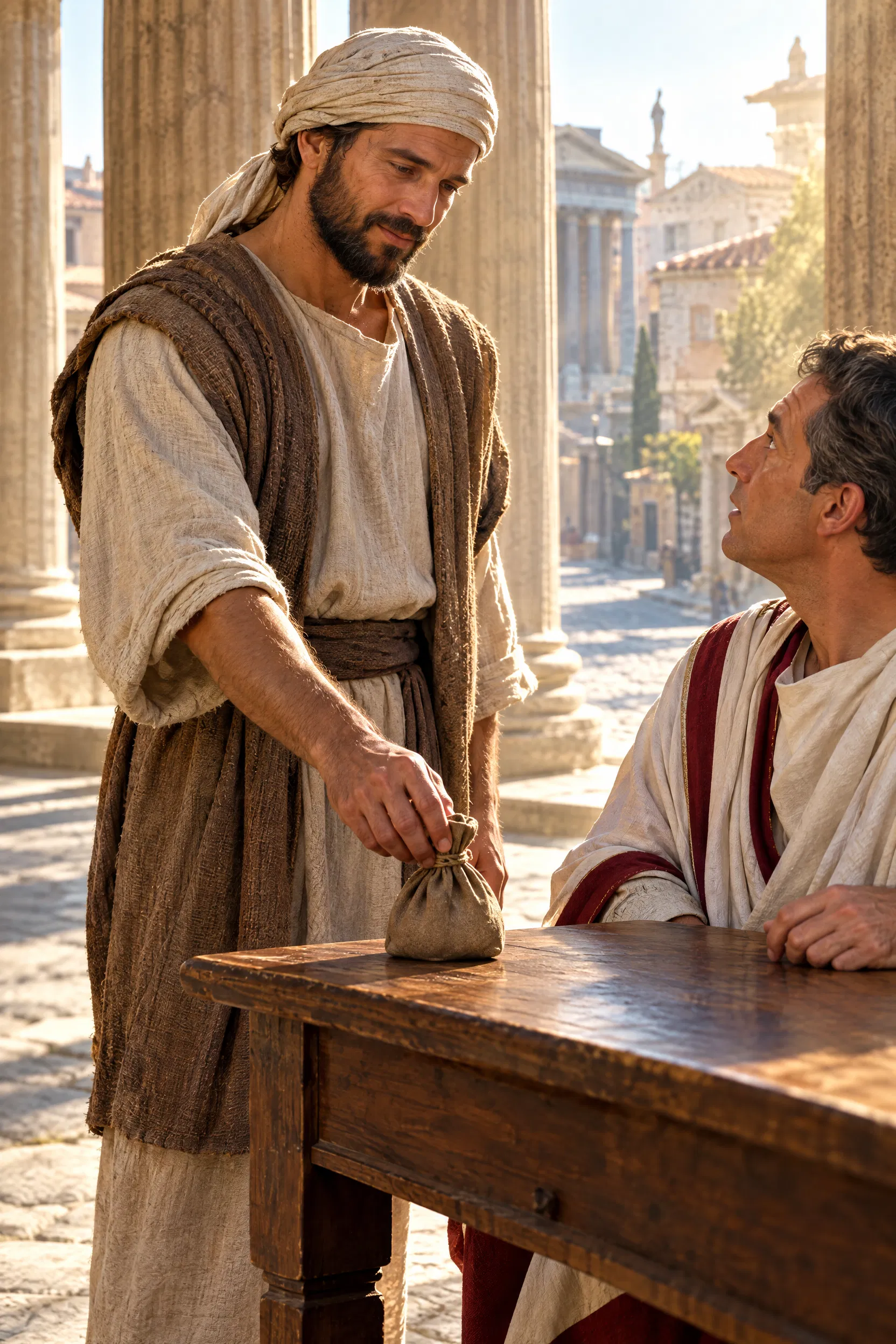 A Christian Pays Tribute to a Roman Tax Official