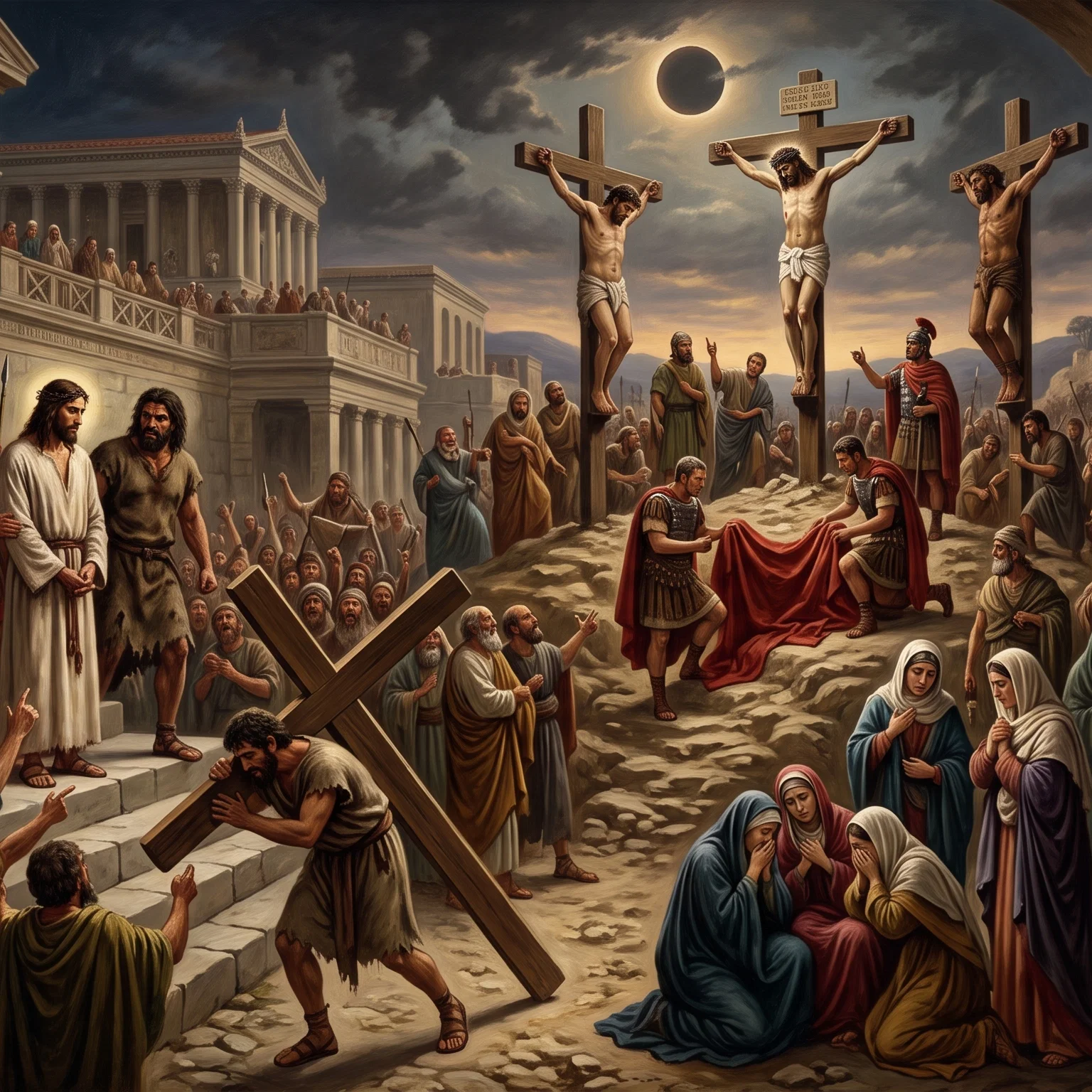 The Silent Sacrifice on Golgotha