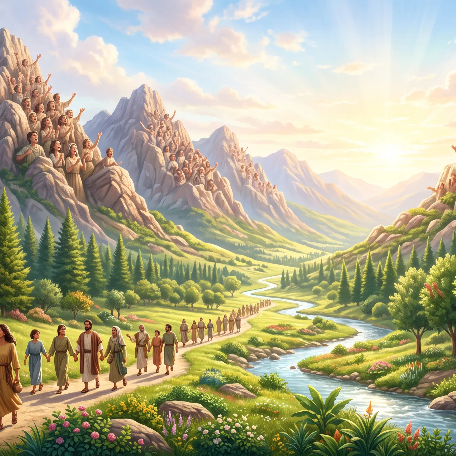 Mountains and Hills Break Into Singing