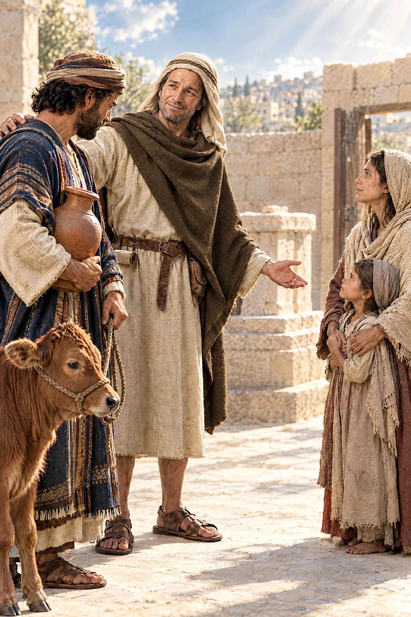 Micah Speaks With Worshippers at the Temple Court