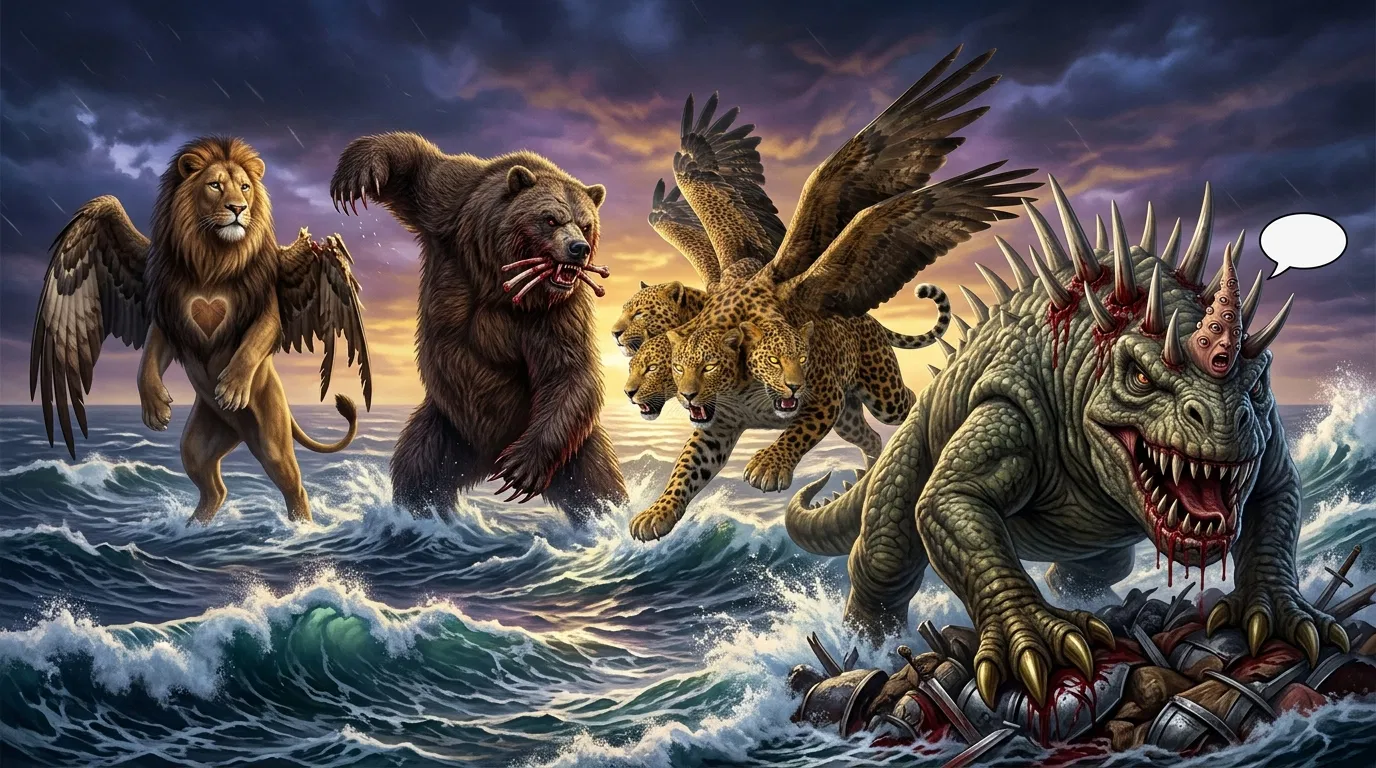The Four Beasts of Daniel 7