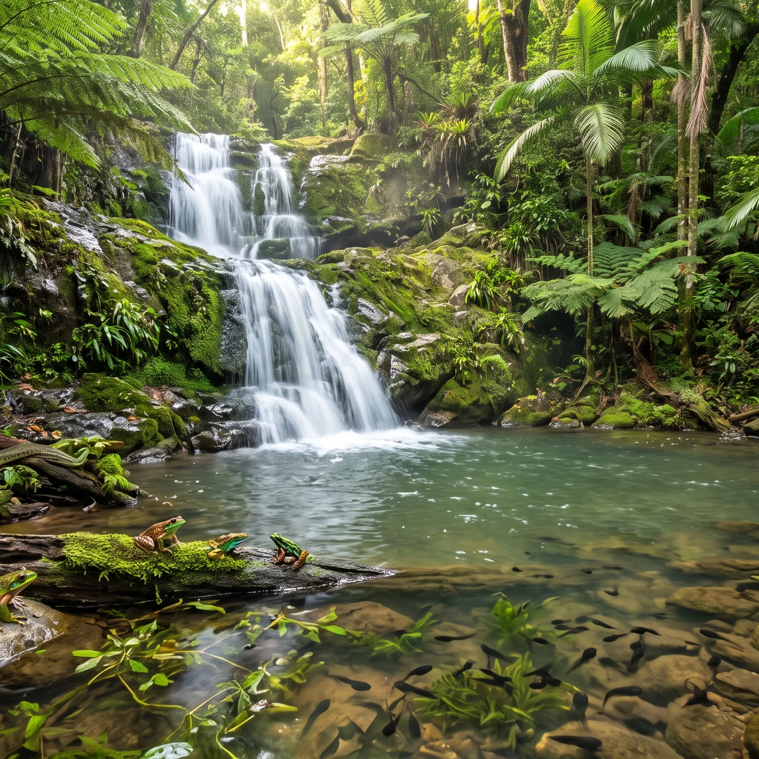 Edenic Cascades In The Deep Wild