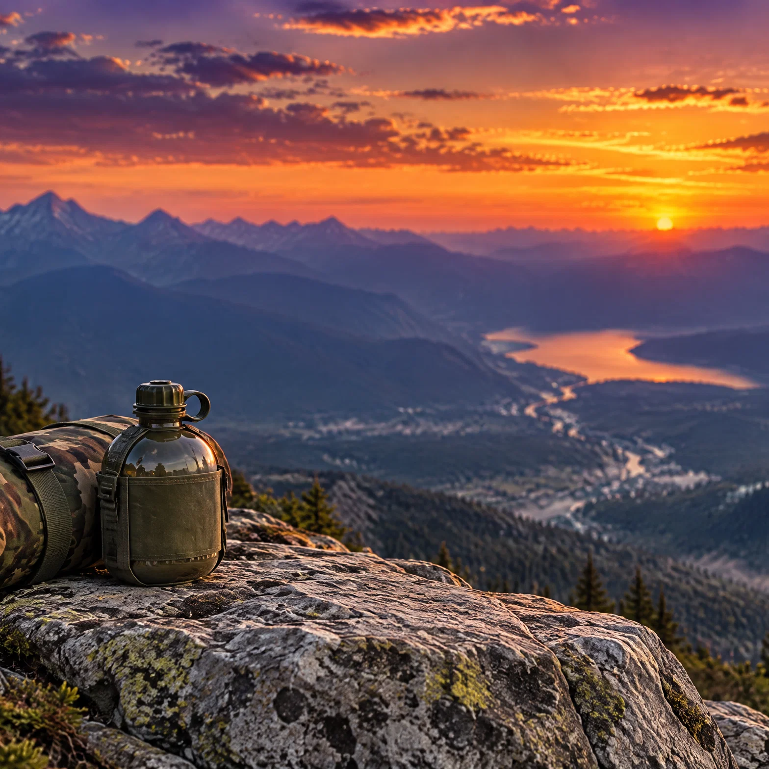 A Moment of Solitude at Altitude