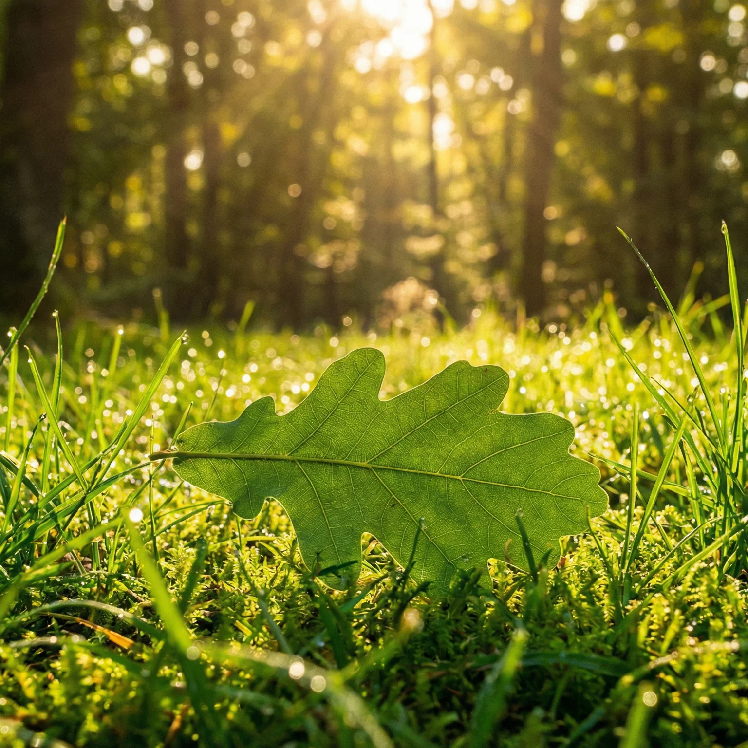 Divine Light on the Forest Floor