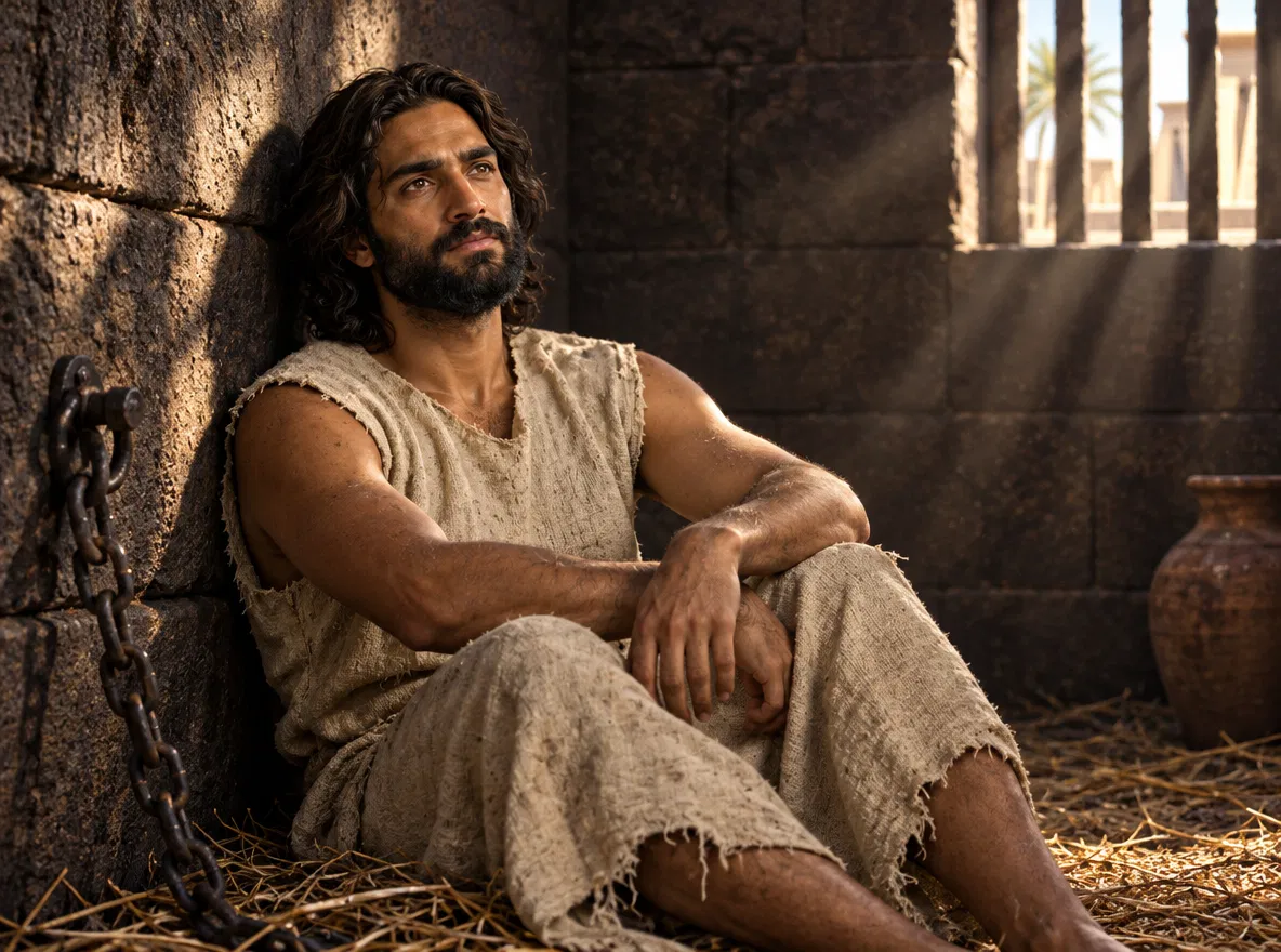 Joseph Chained in an Egyptian Prison