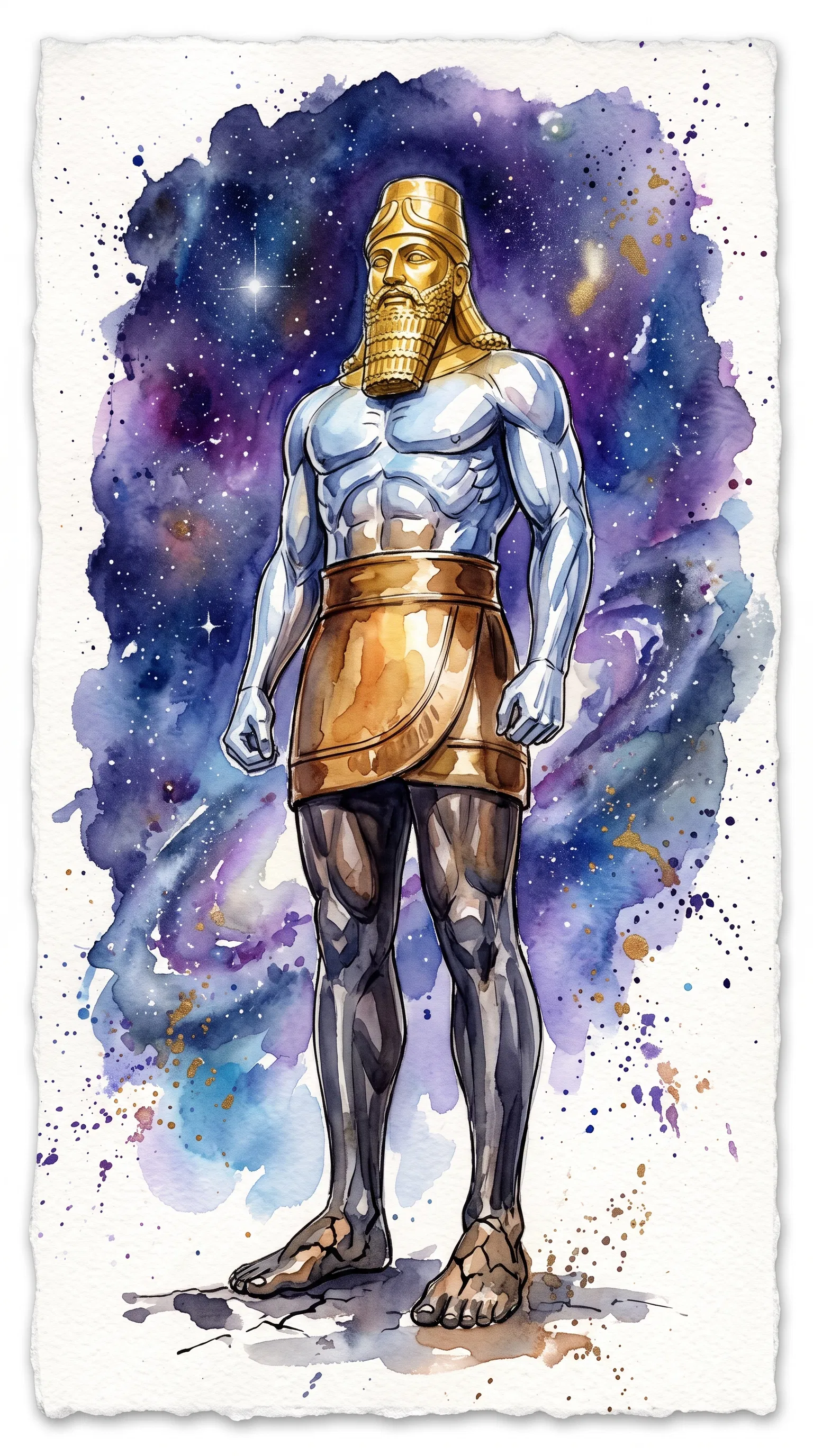 Nebuchadnezzar's Dream Statue of Gold and Clay