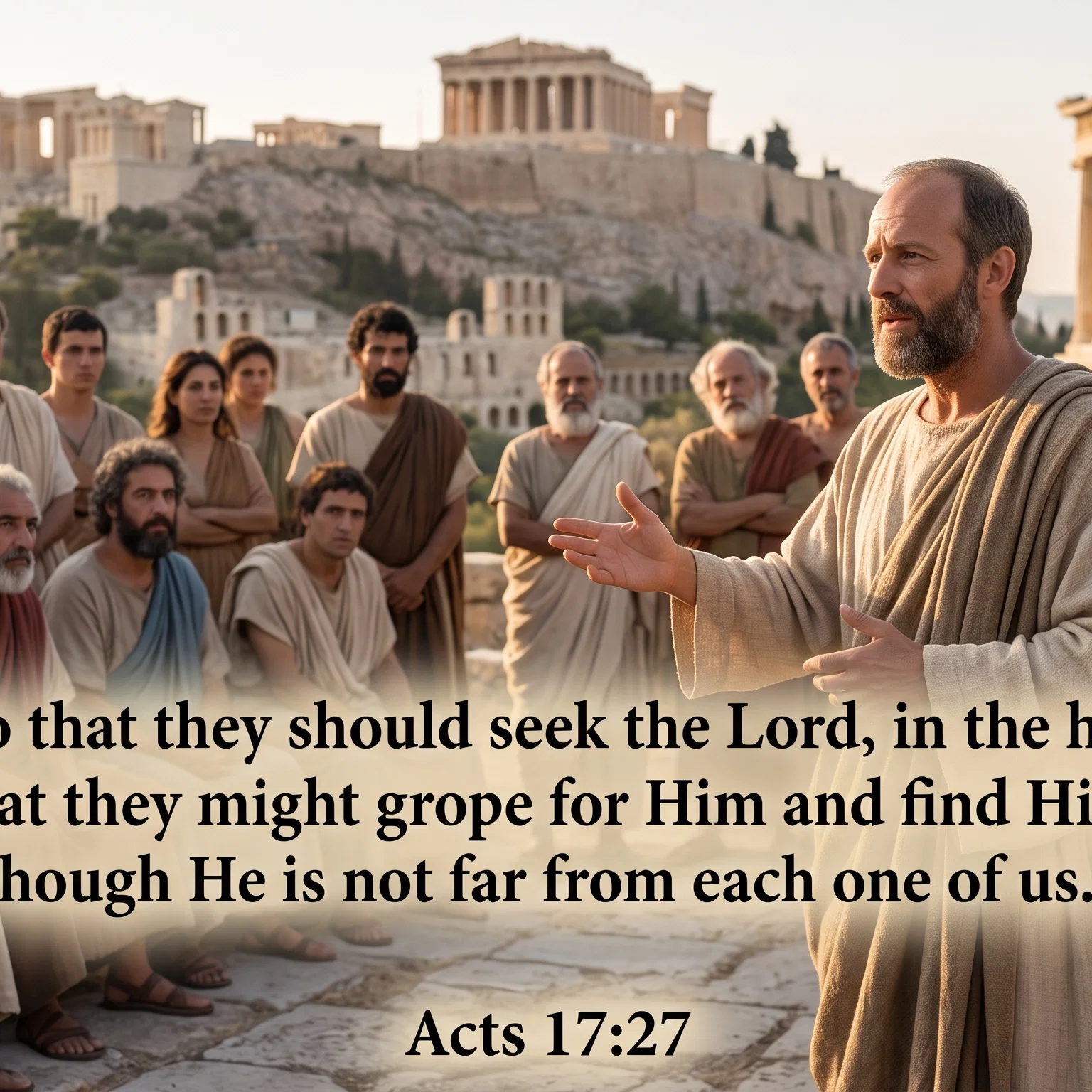 Paul Proclaims Truth at Mars Hill
