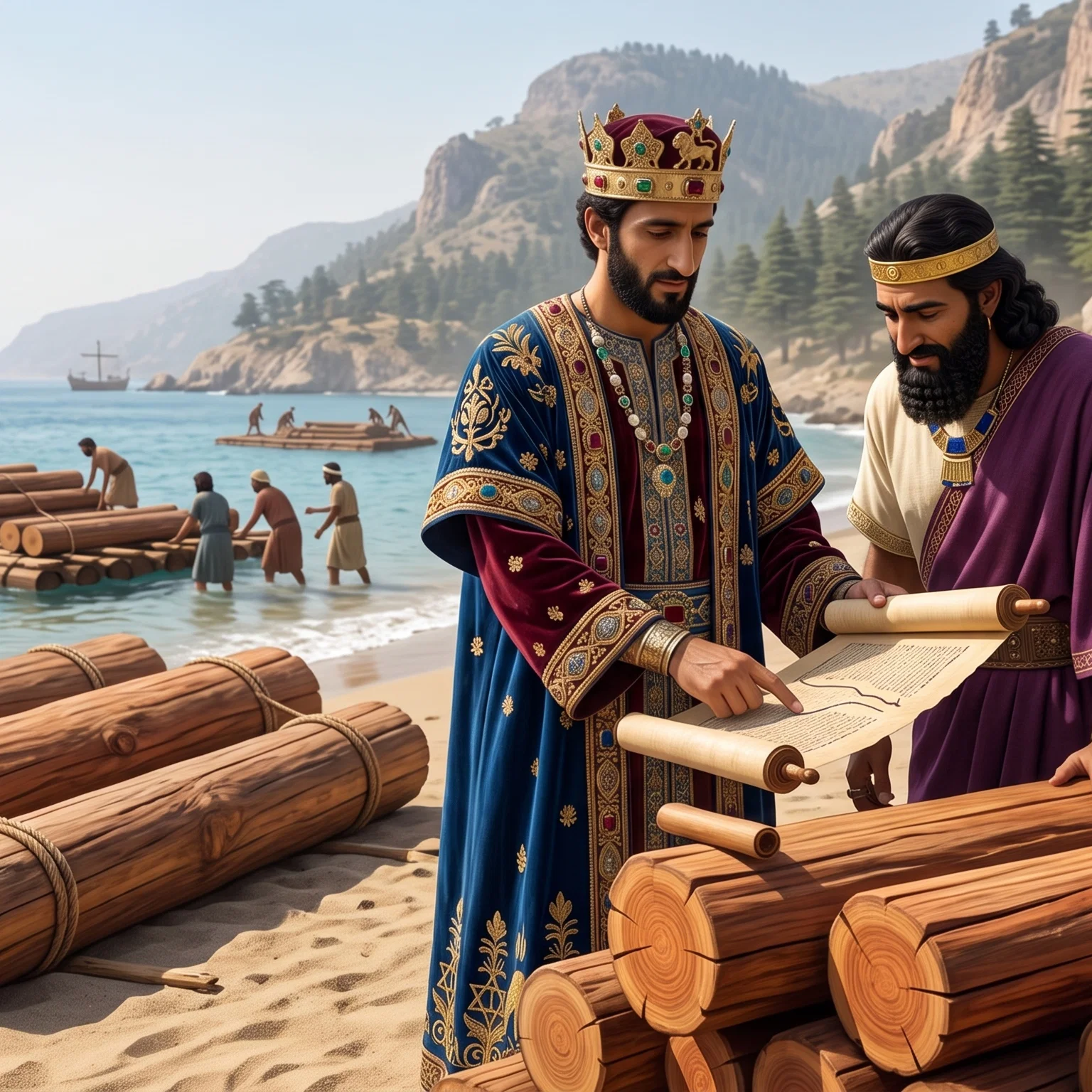 Solomon and the Cedars of Lebanon