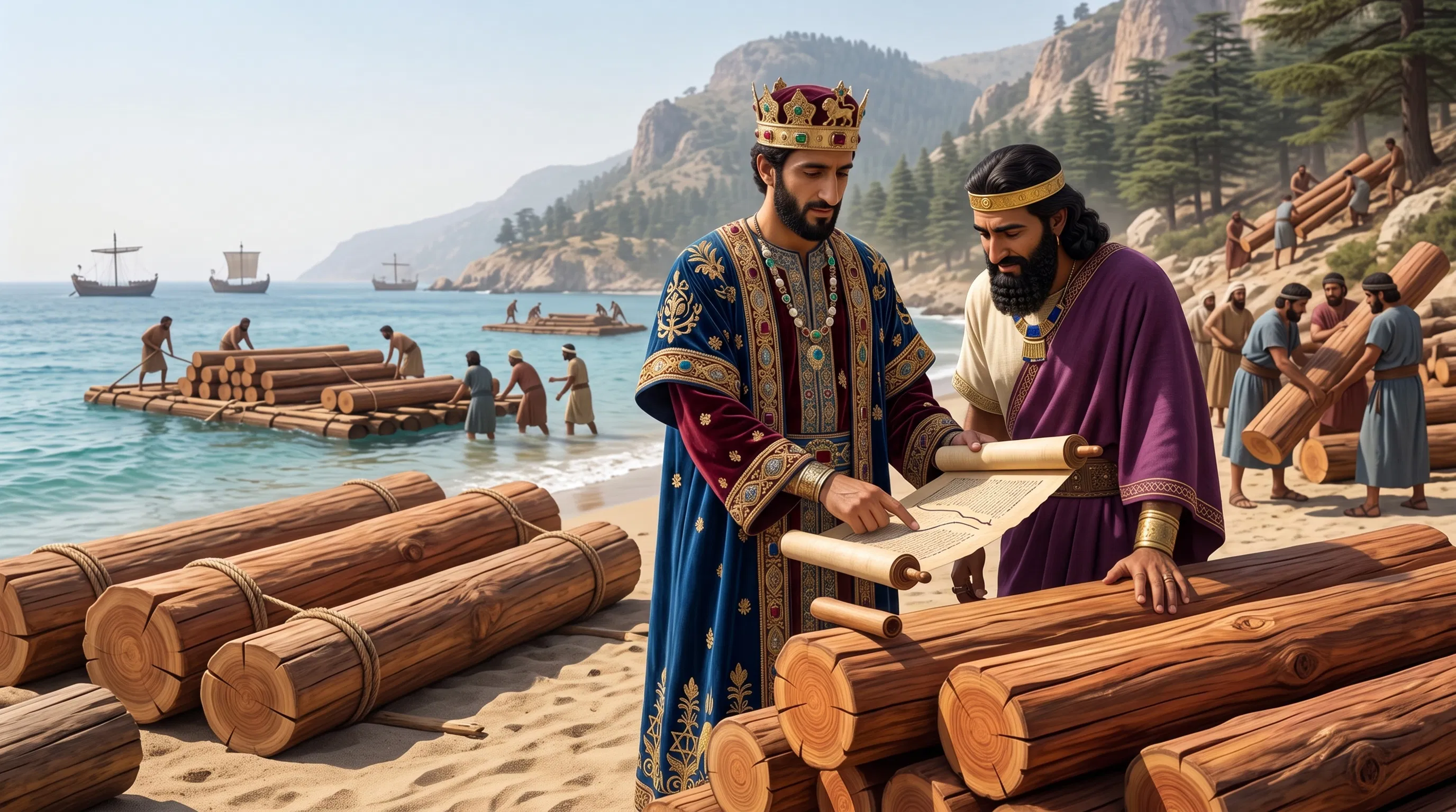 Solomon and the Cedars of Lebanon