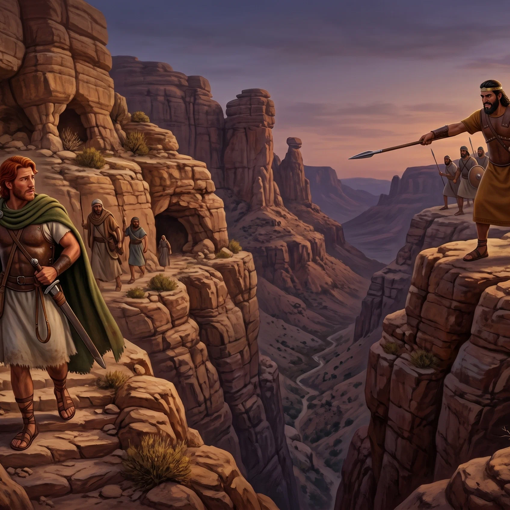 David Fleeing the Wrath of Saul