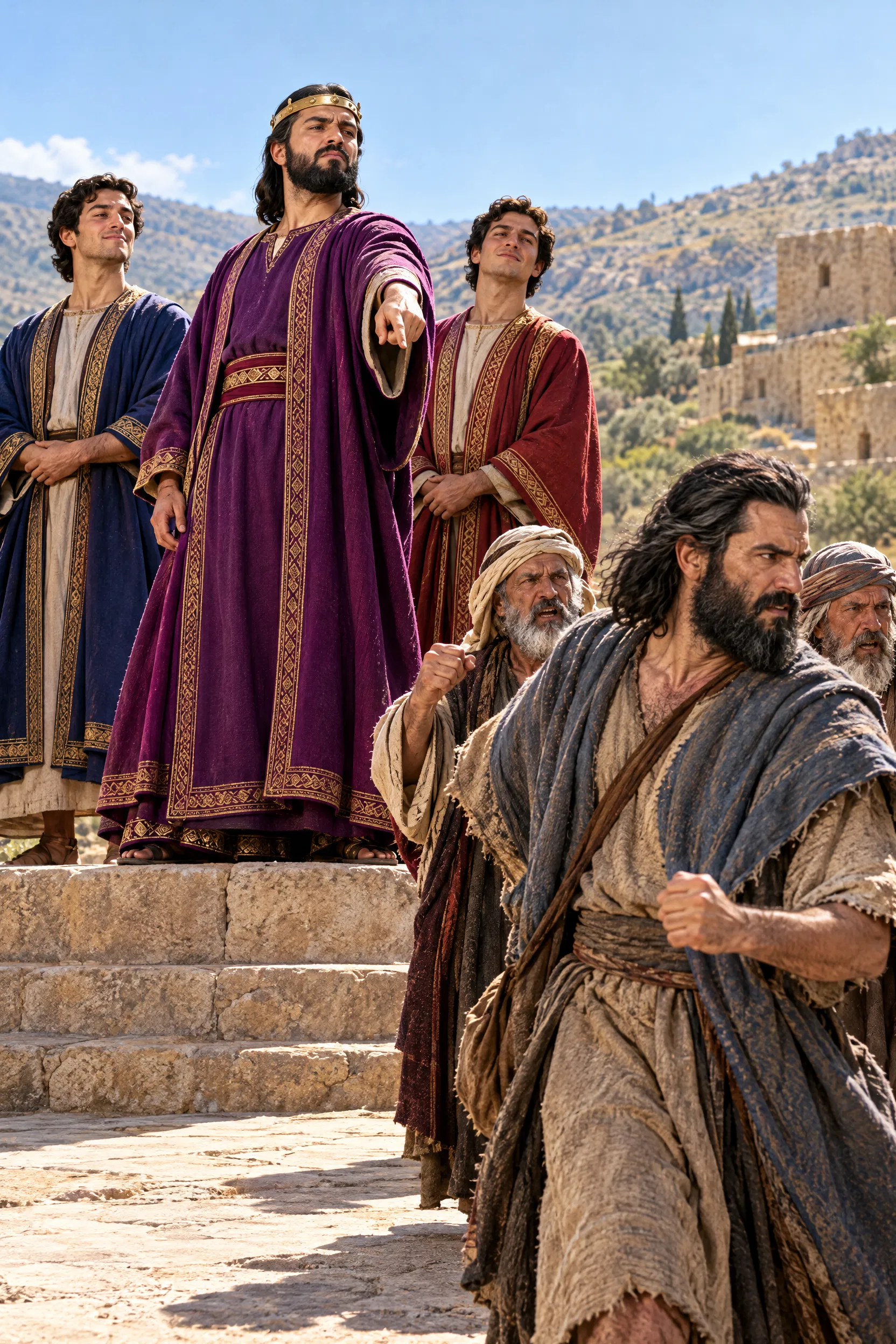 Rehoboam Answers the People Harshly at Shechem