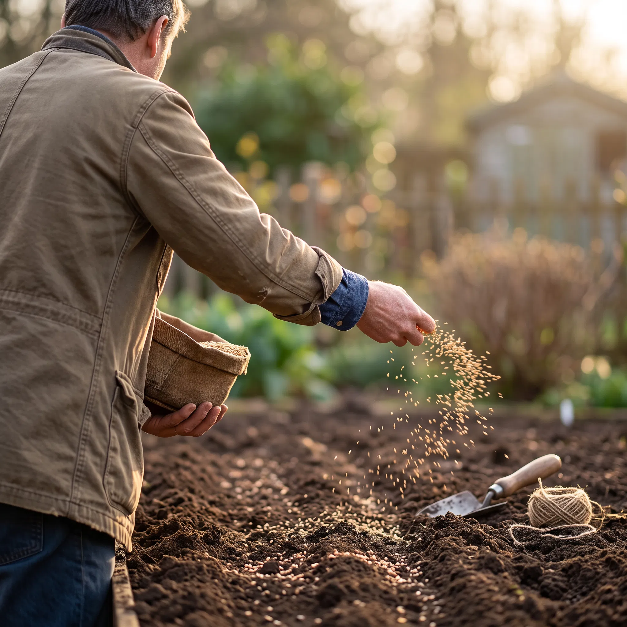 Sowing Seeds in the Morning Light