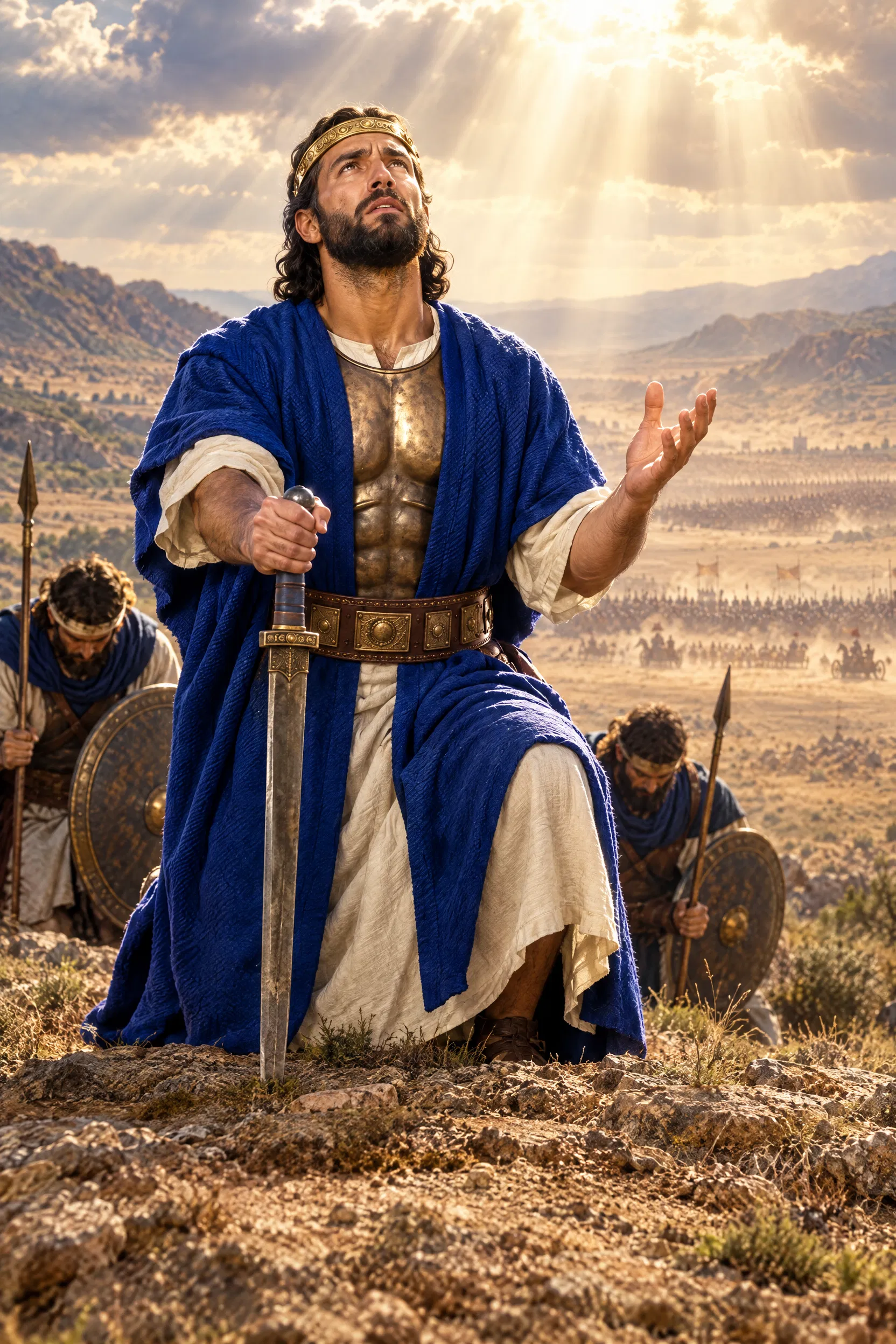 King Asa Prays Before the Ethiopian Army
