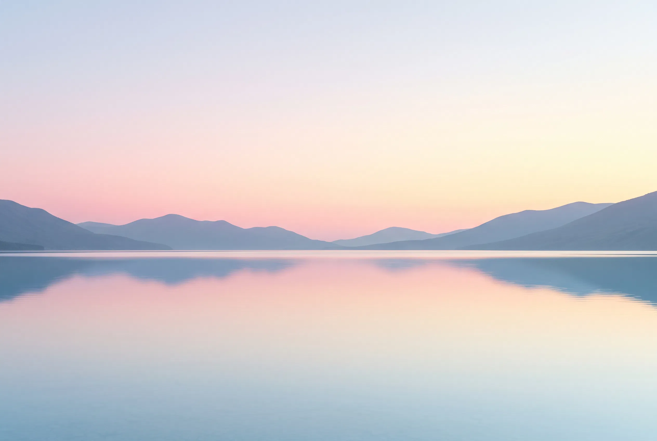 Serene Dawn Over Quiet Waters
