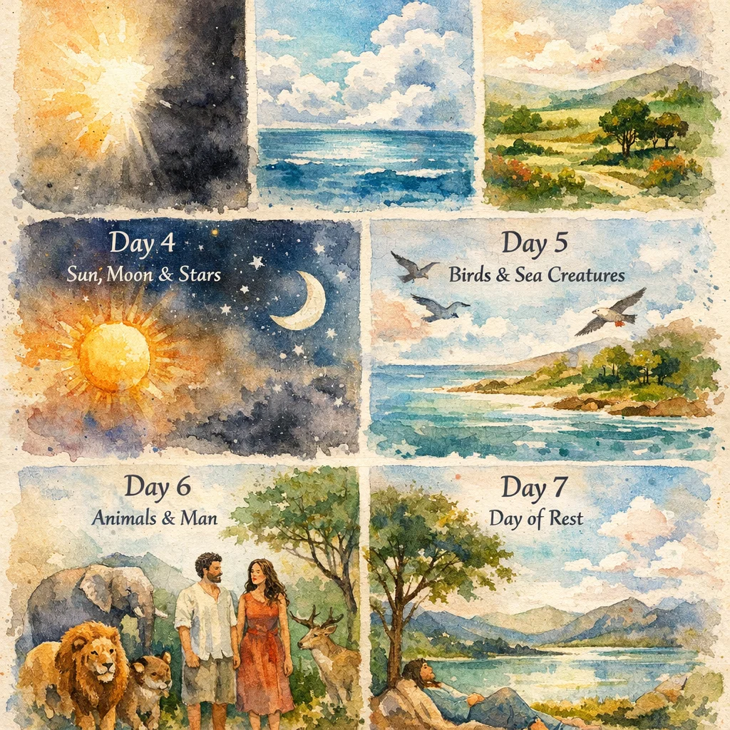 Seven Days of Divine Creation