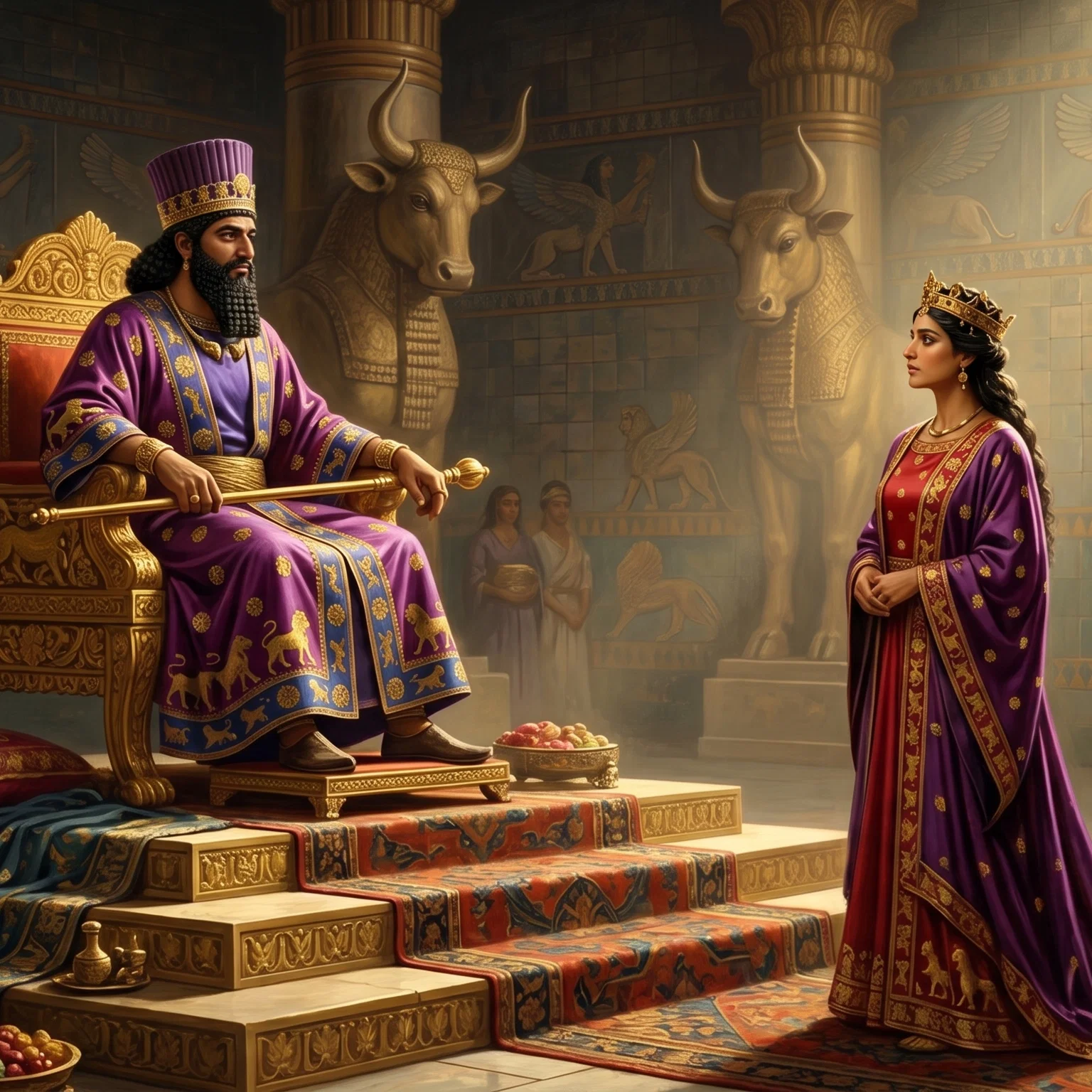 Queen Esther Before The Persian King