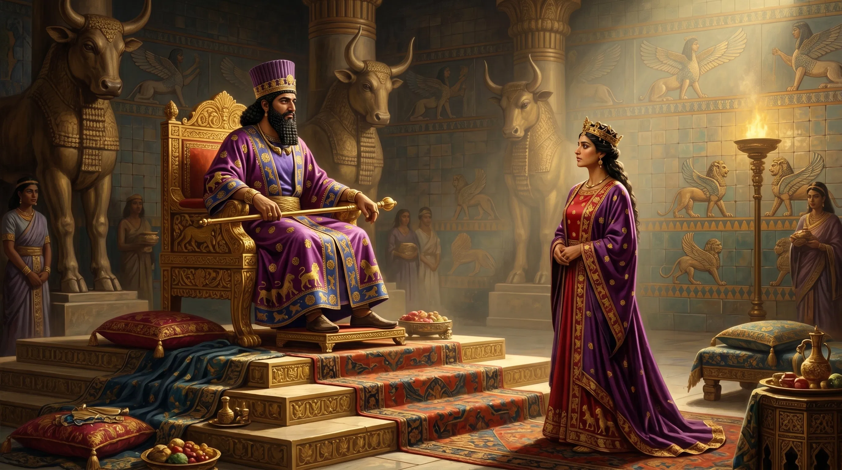 Queen Esther Before The Persian King