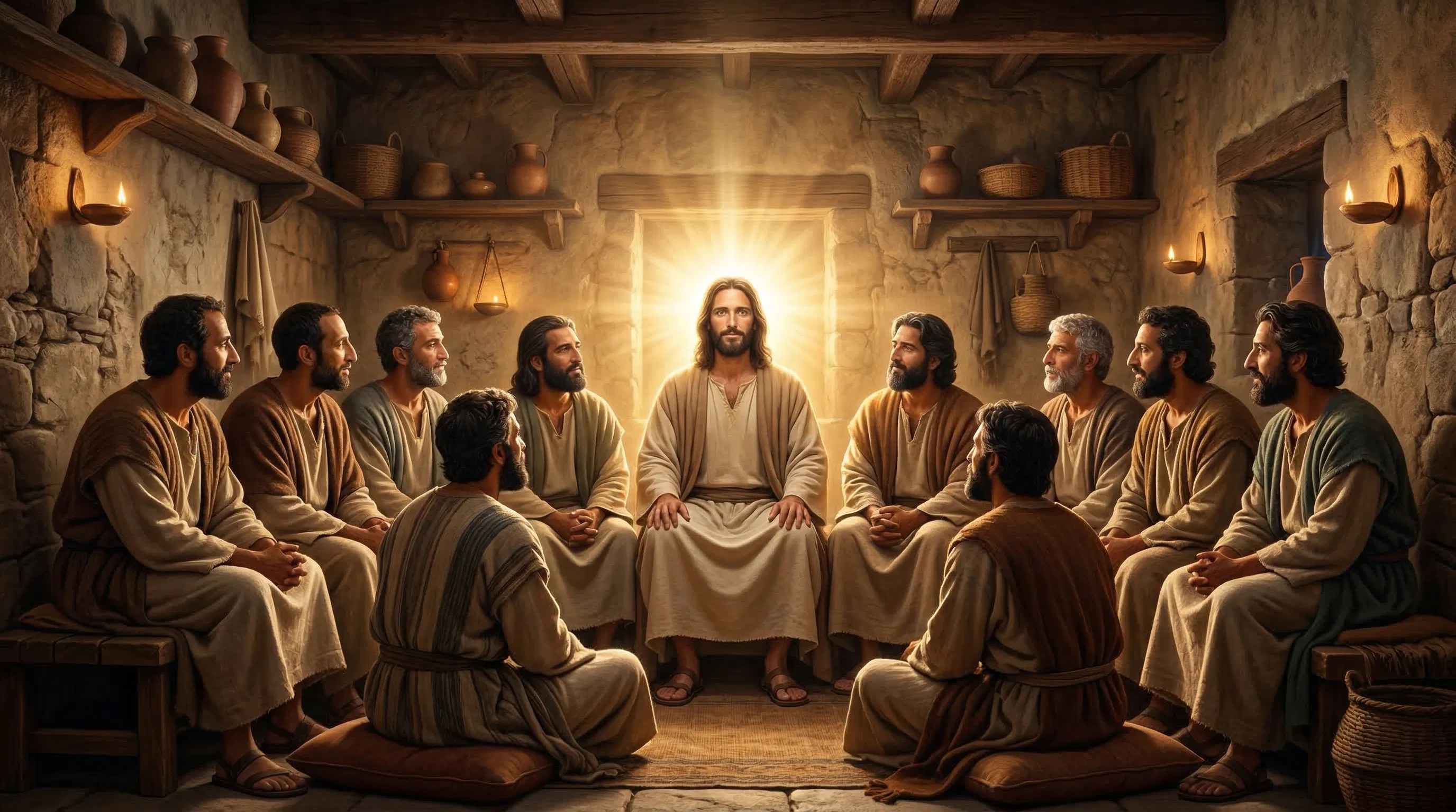 The Divine Radiance of Christ in the Upper Room